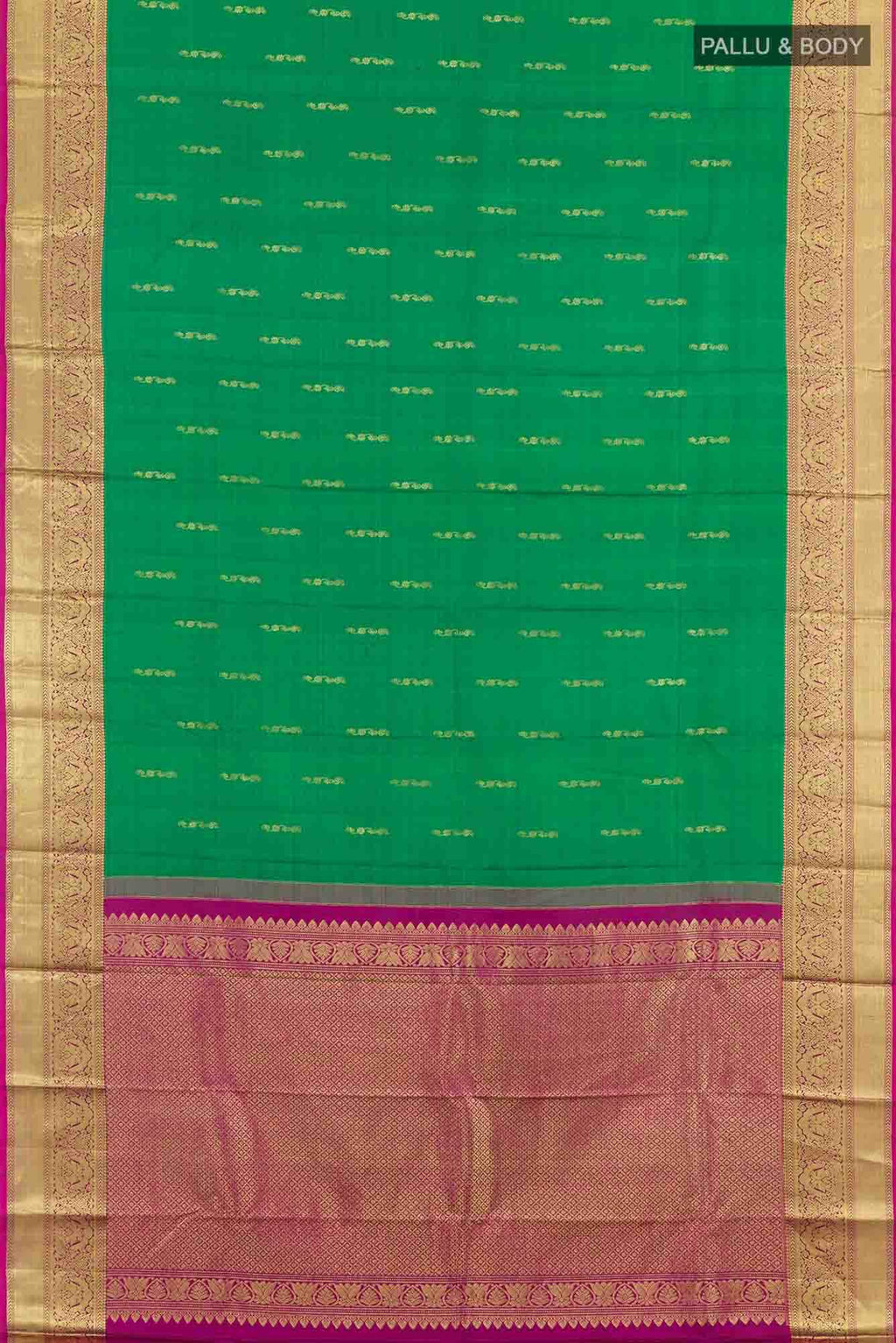 Green Kanchipuram Silk Saree