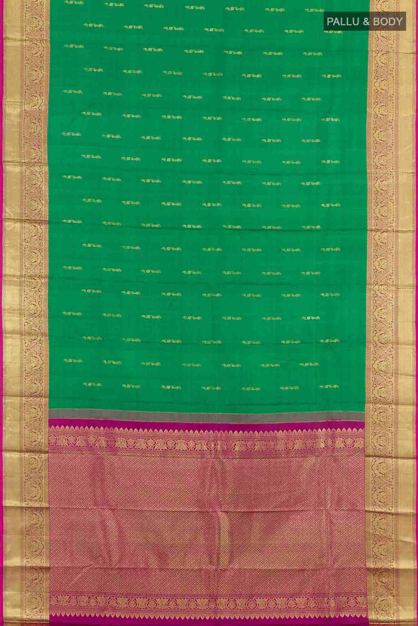 Green Kanchipuram Silk Saree