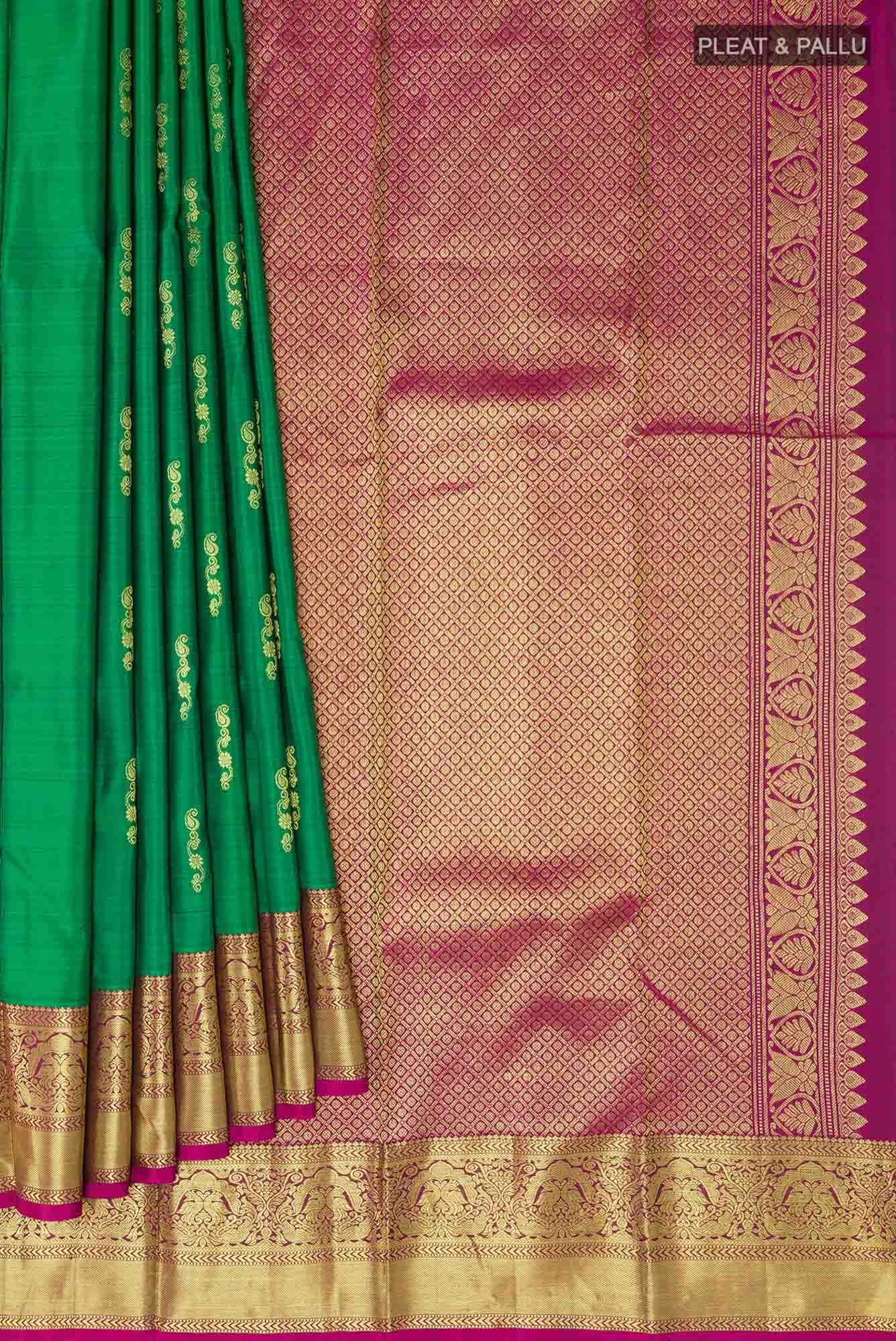 Green Kanchipuram Silk Saree