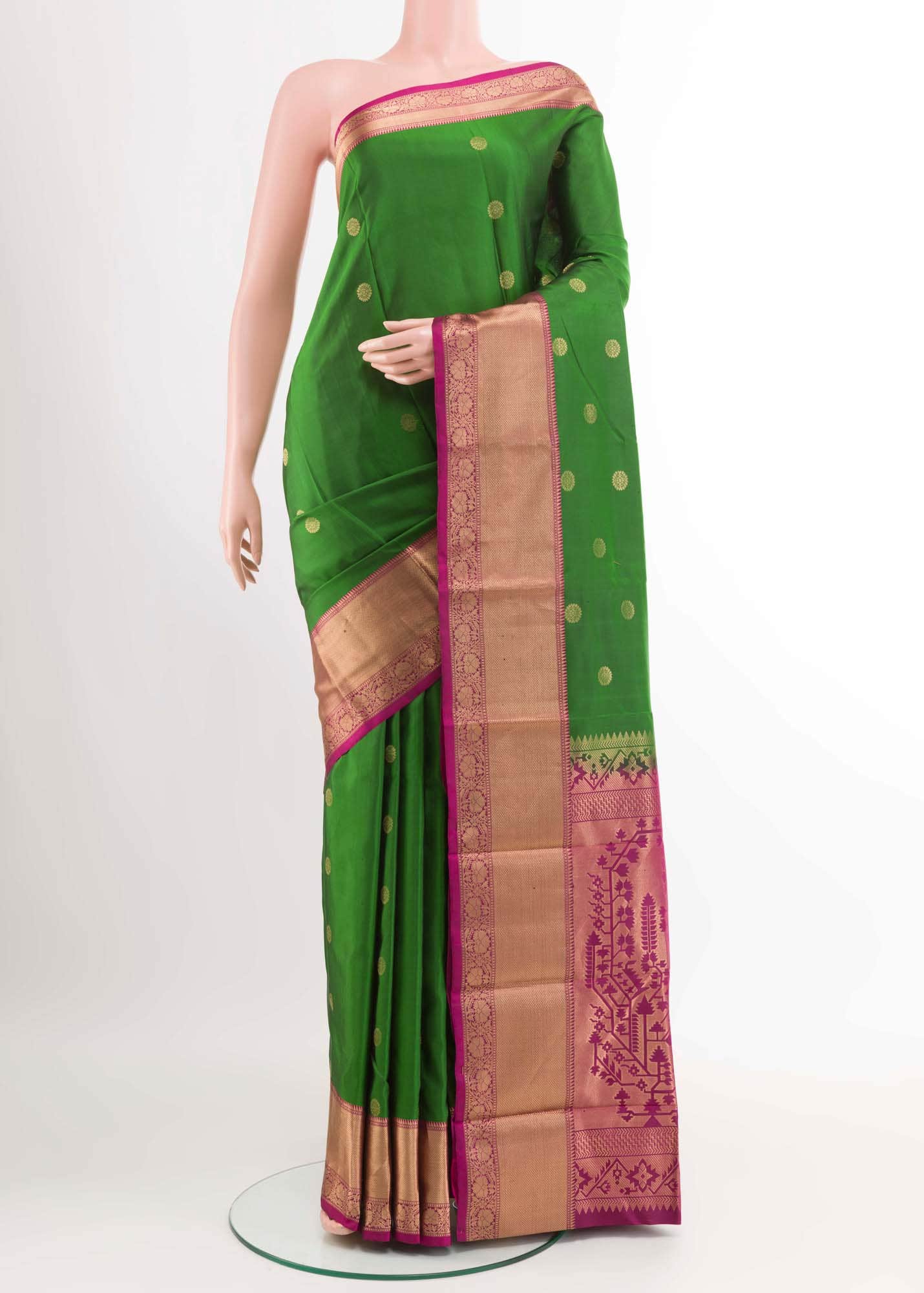 Green Kanchipuram Silk Saree