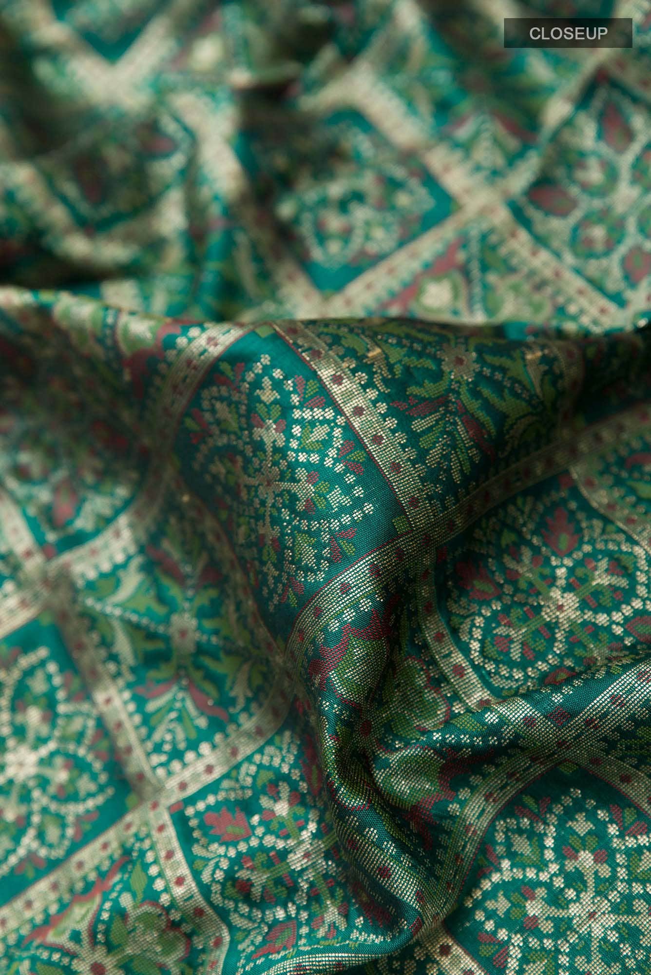 Green Banarasi Silk Saree
