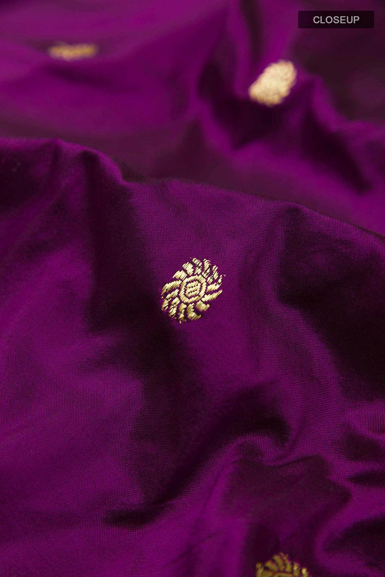 Magenta Paithani Silk Saree