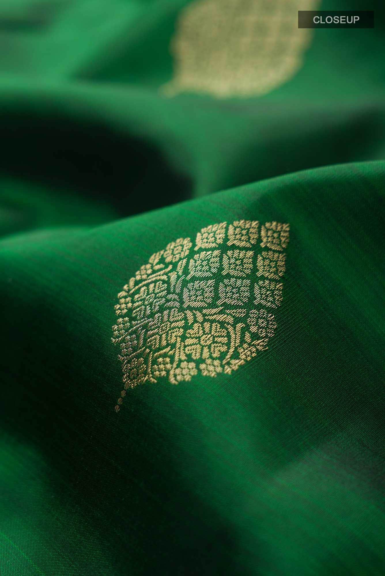 Green Kanchipuram Silk Saree