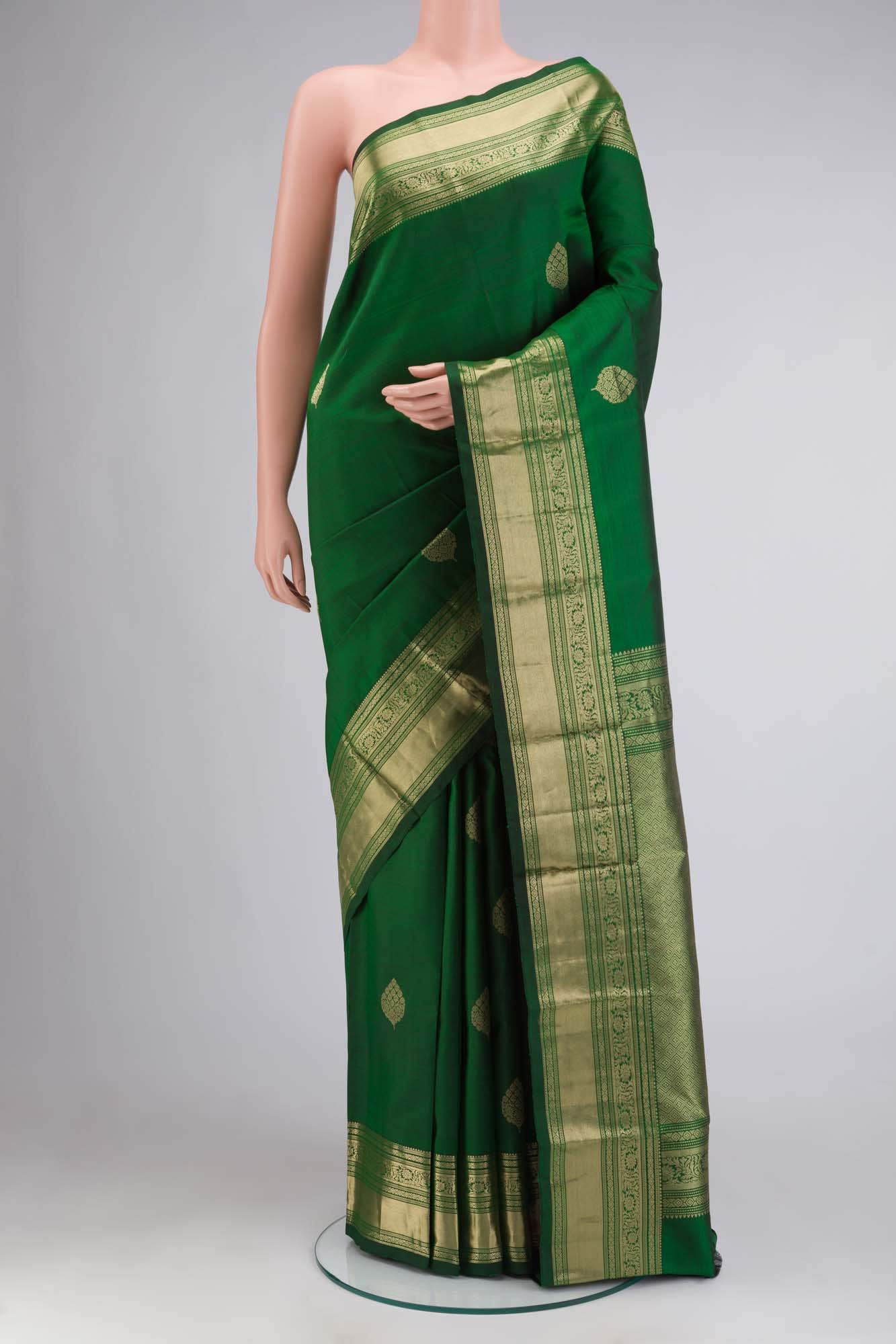 Green Kanchipuram Silk Saree
