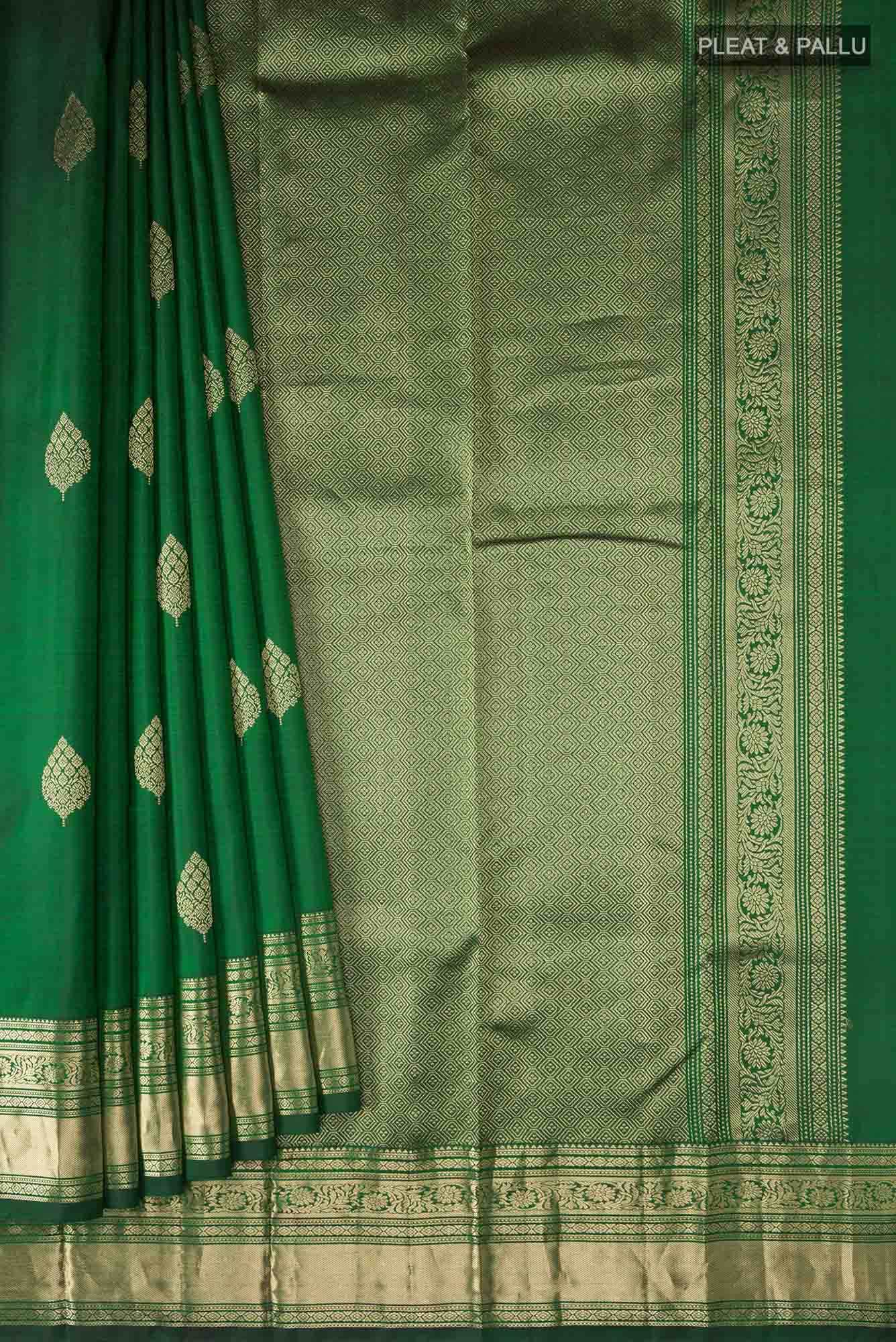 Green Kanchipuram Silk Saree
