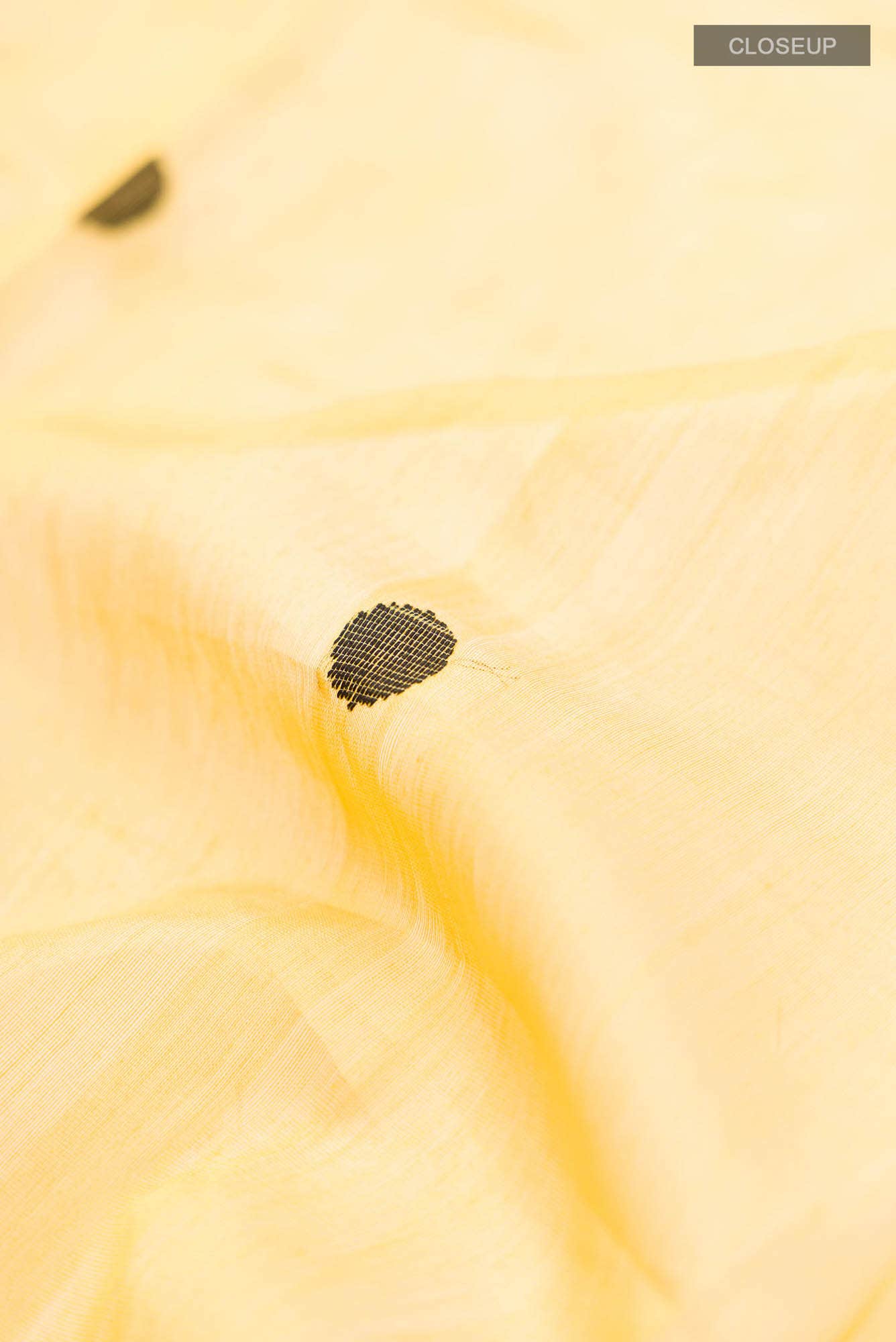 Yellow Chanderi Silk Cotton Saree