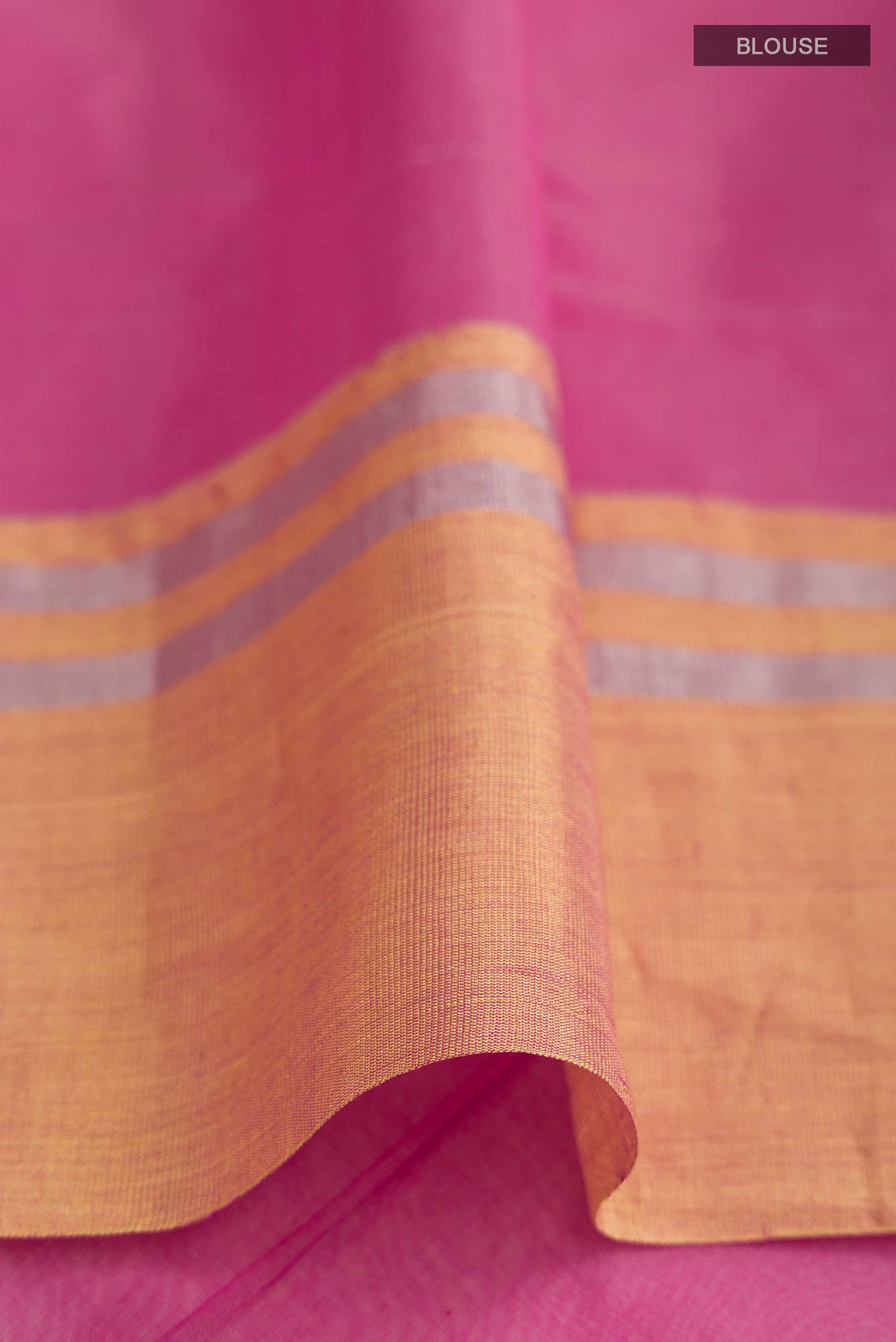 Yellow Chanderi Silk Cotton Saree