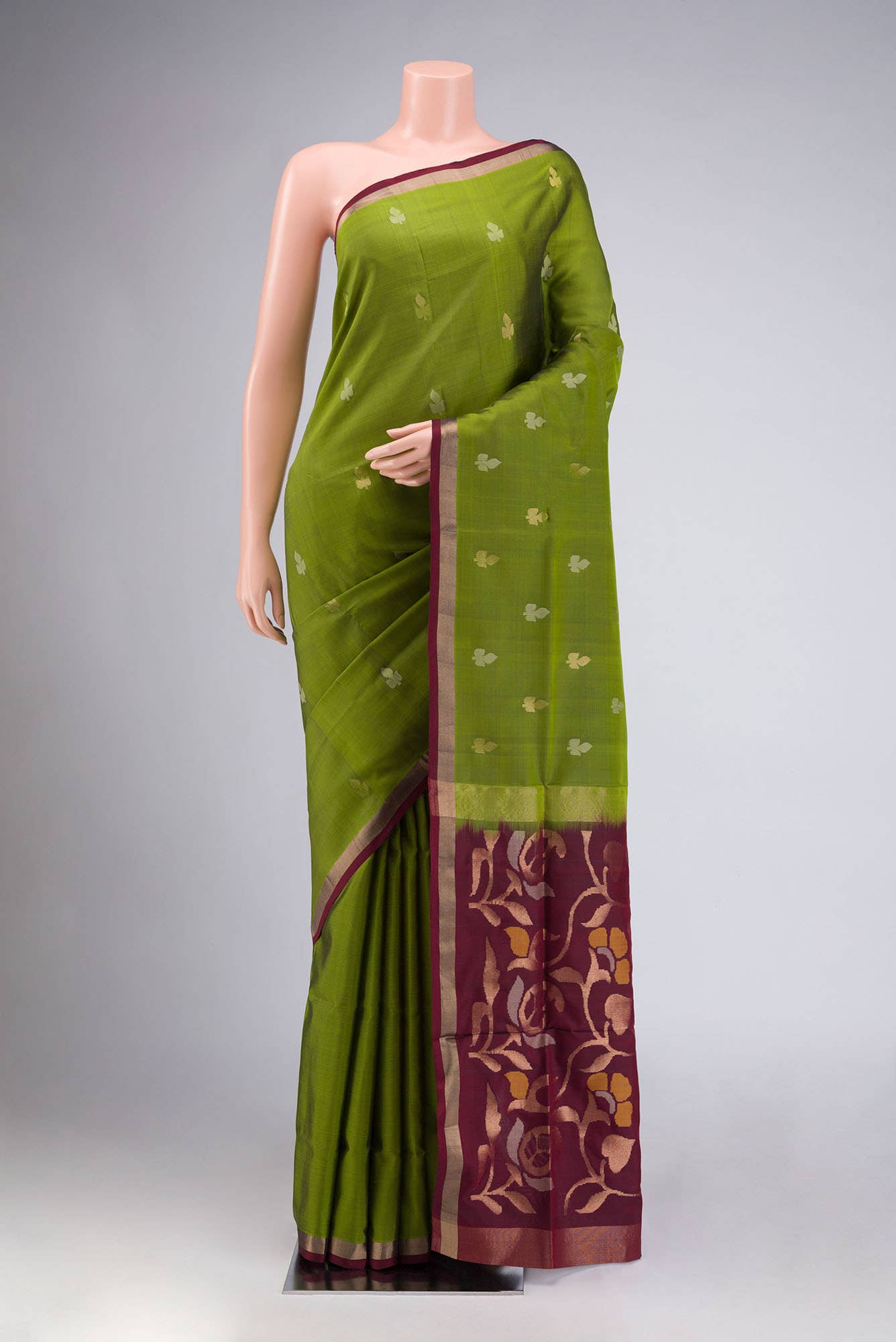 Green Uppada Silk Saree