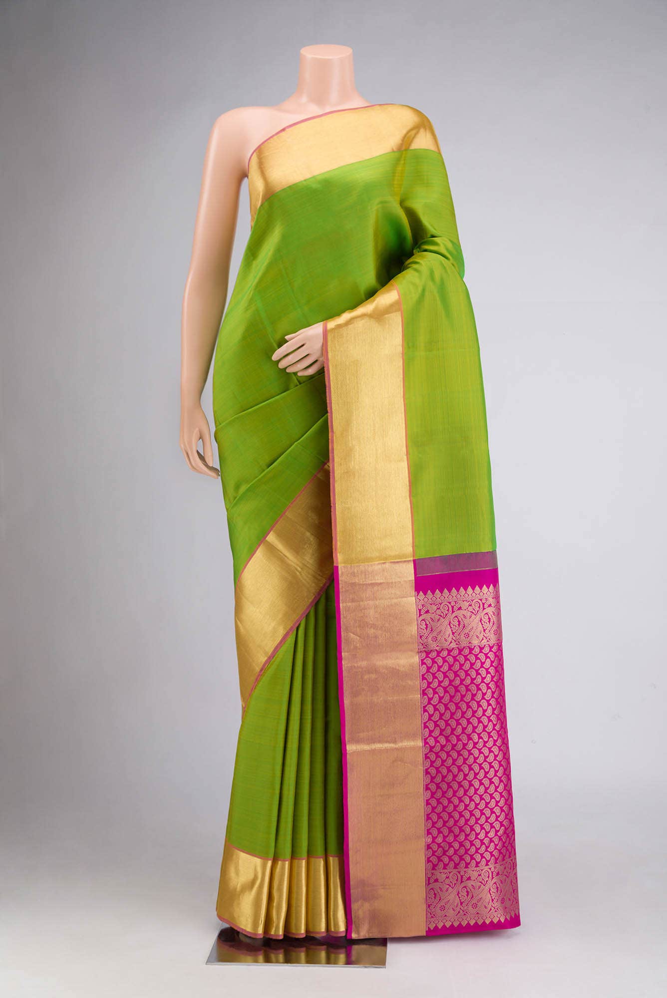 Green Kanchipuram Silk Saree