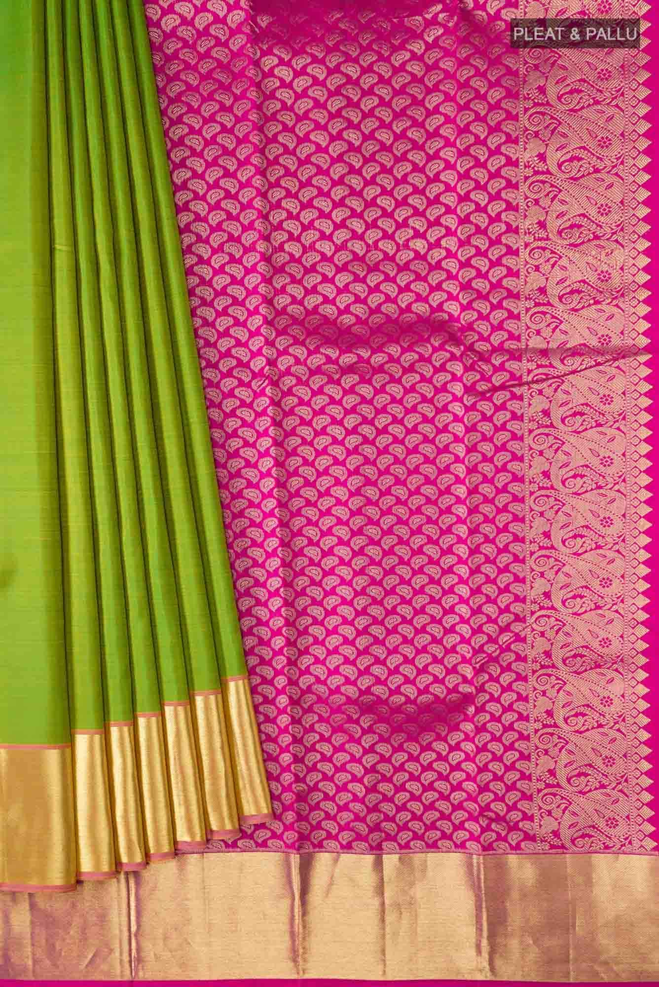 Green Kanchipuram Silk Saree