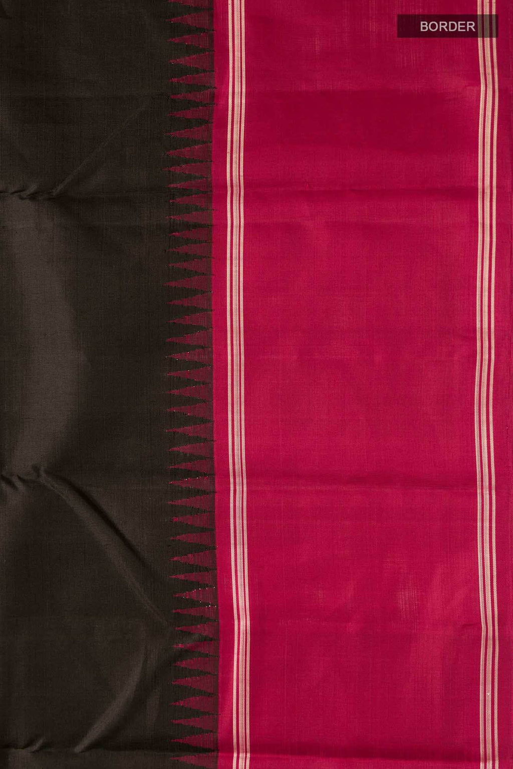 Black Kanchipuram Silk Saree