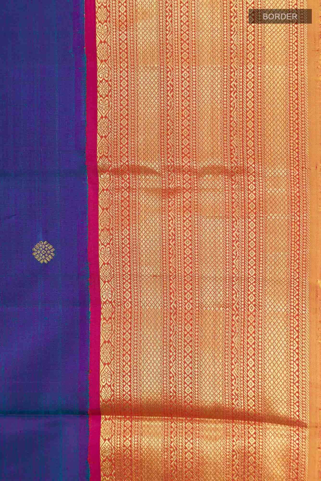 Blue Kanchipuram Silk Saree