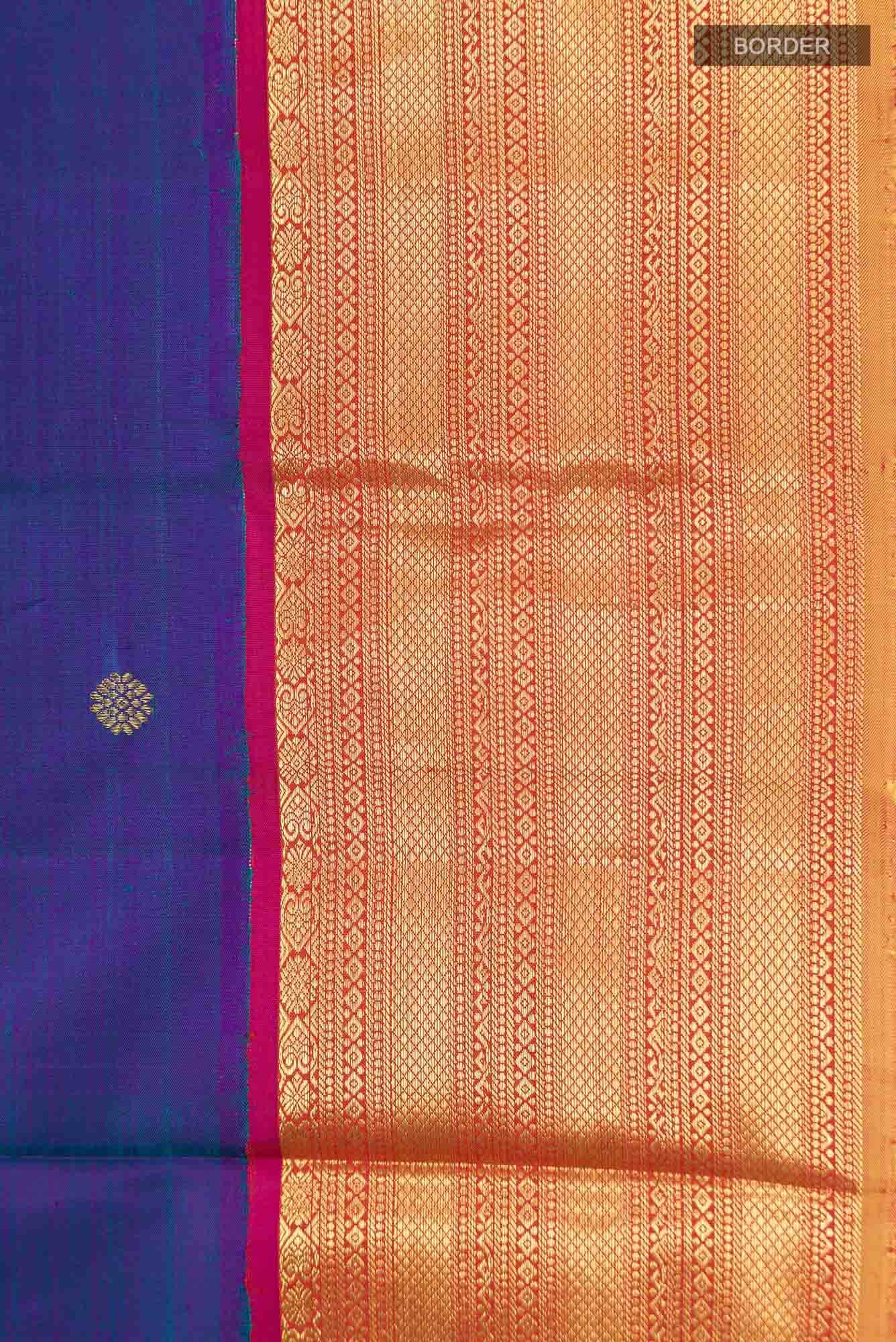Blue Kanchipuram Silk Saree