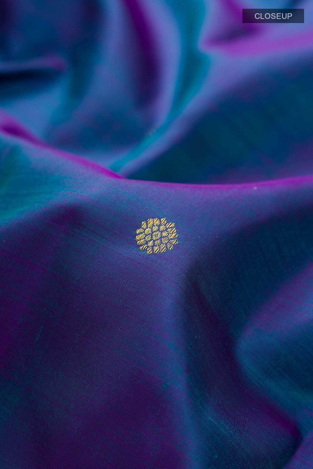 Blue Kanchipuram Silk Saree