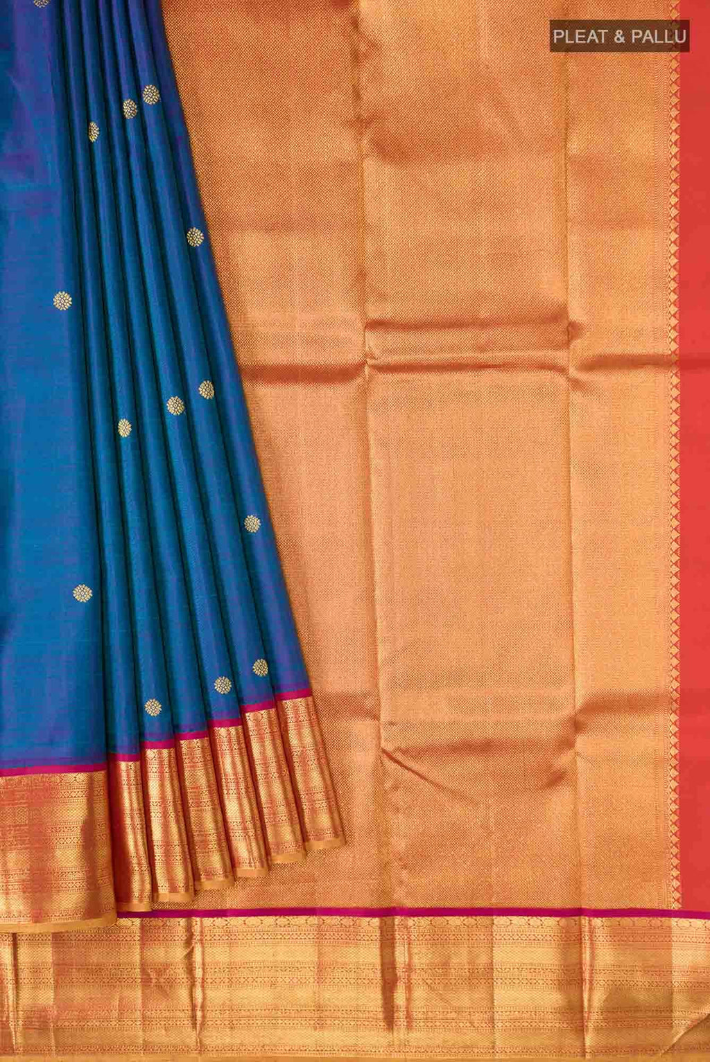 Blue Kanchipuram Silk Saree