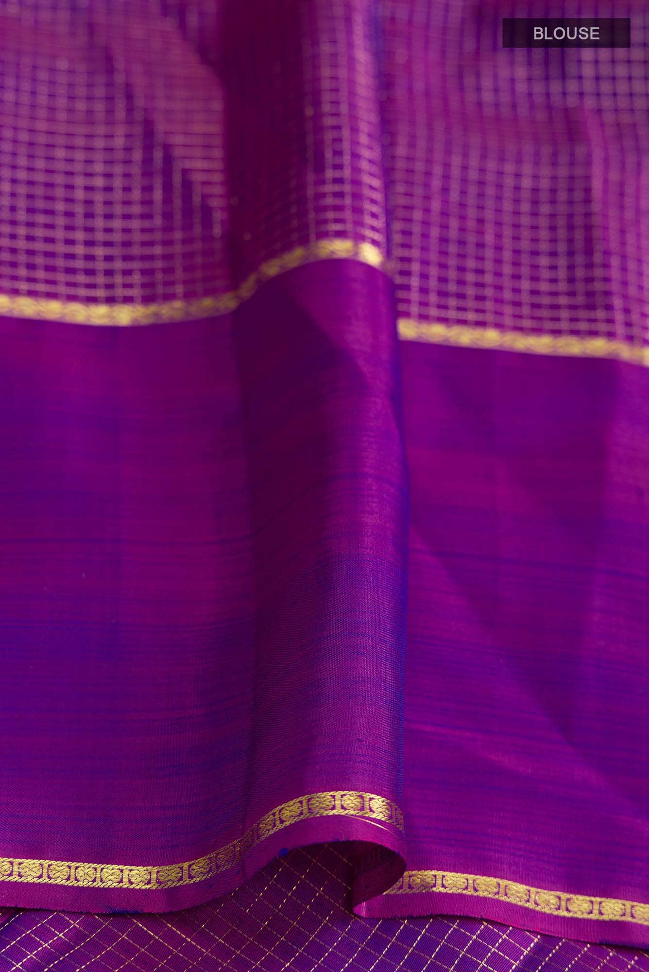Blue Kanchipuram Silk Saree