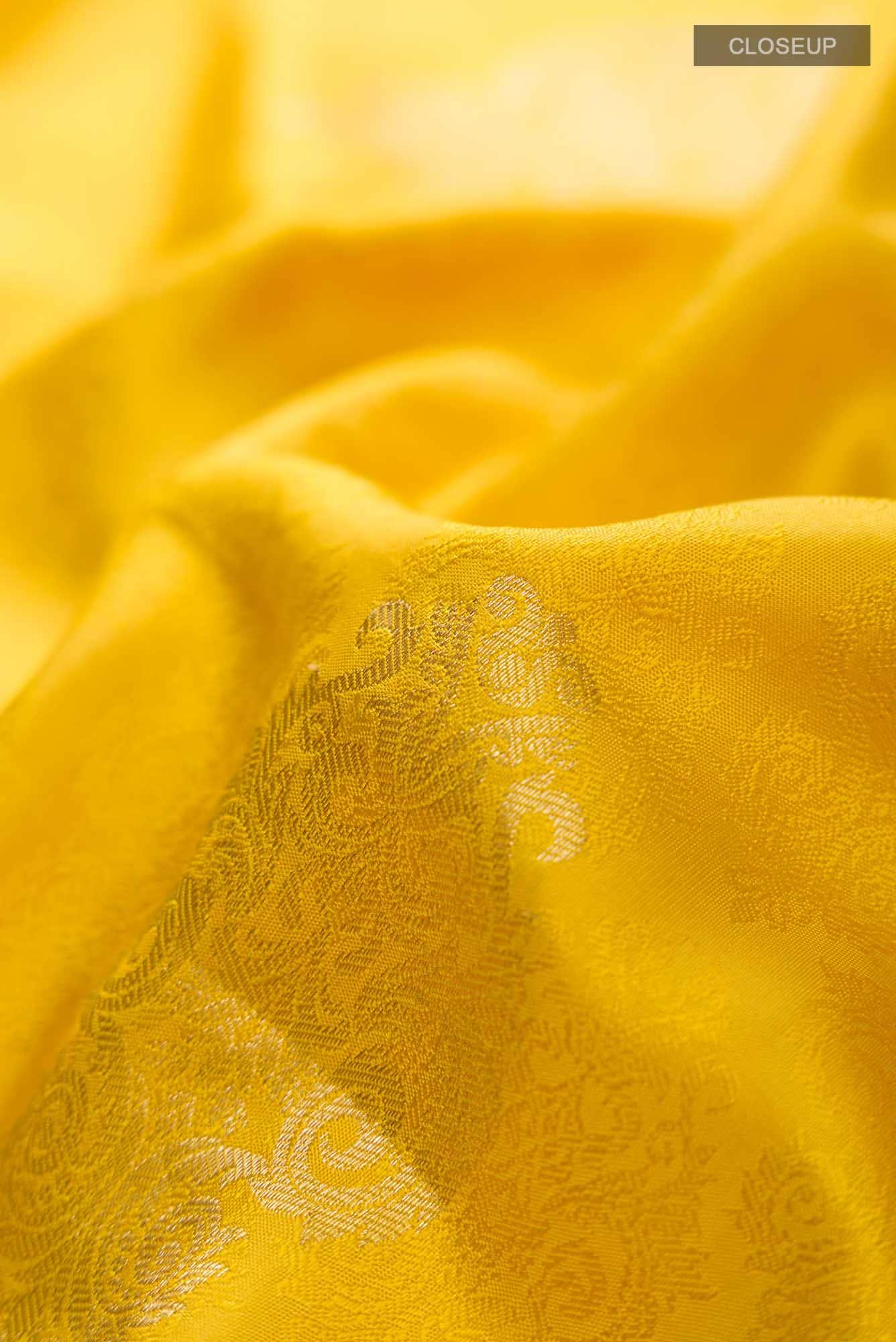 Yellow Soft Silk Saree
