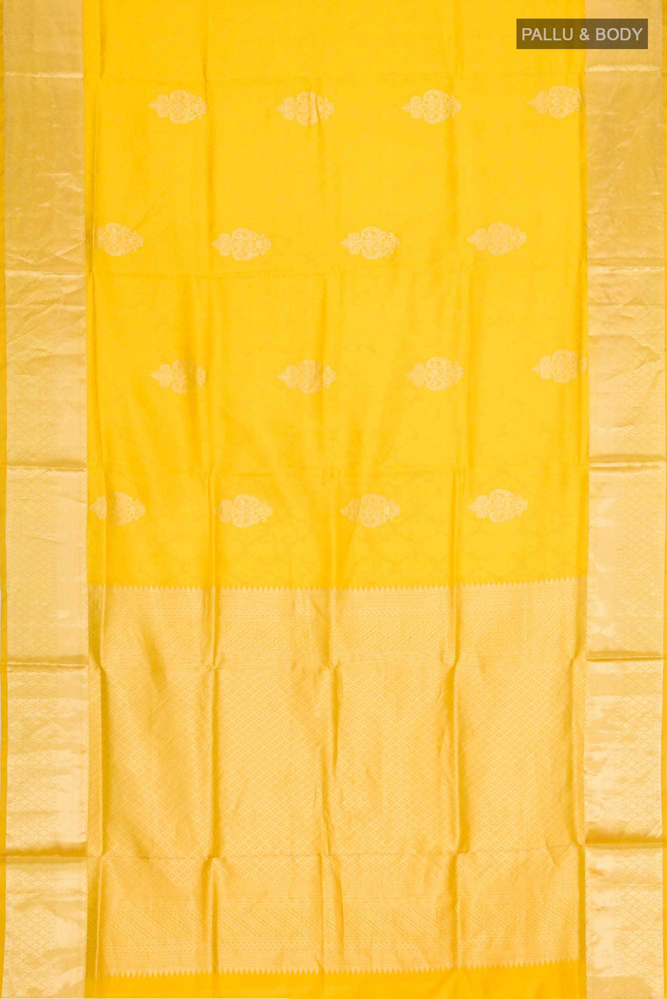 Yellow Soft Silk Saree