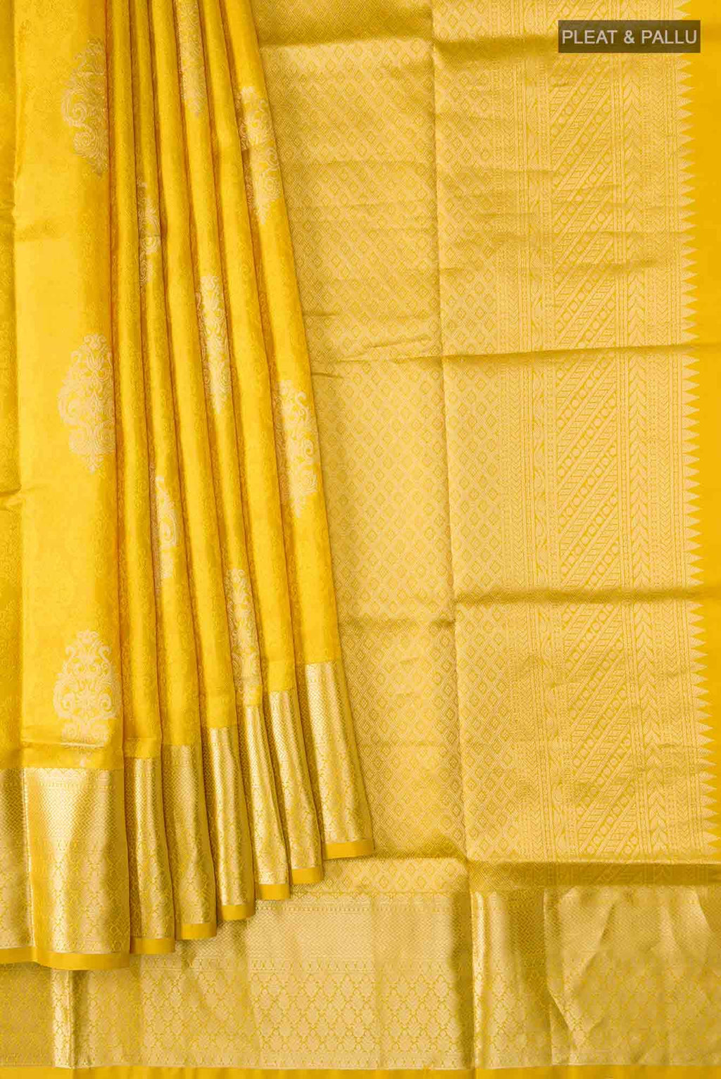 Yellow Soft Silk Saree