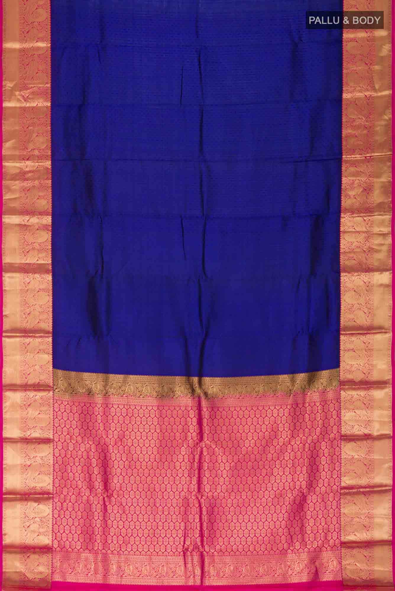 Blue Kanchipuram Silk Saree
