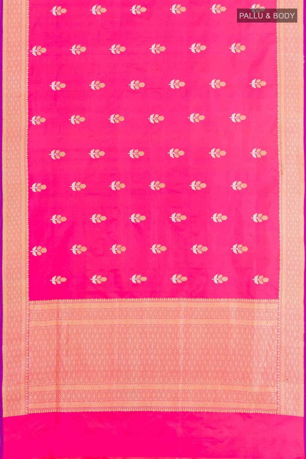 Pink Banarasi Silk Saree
