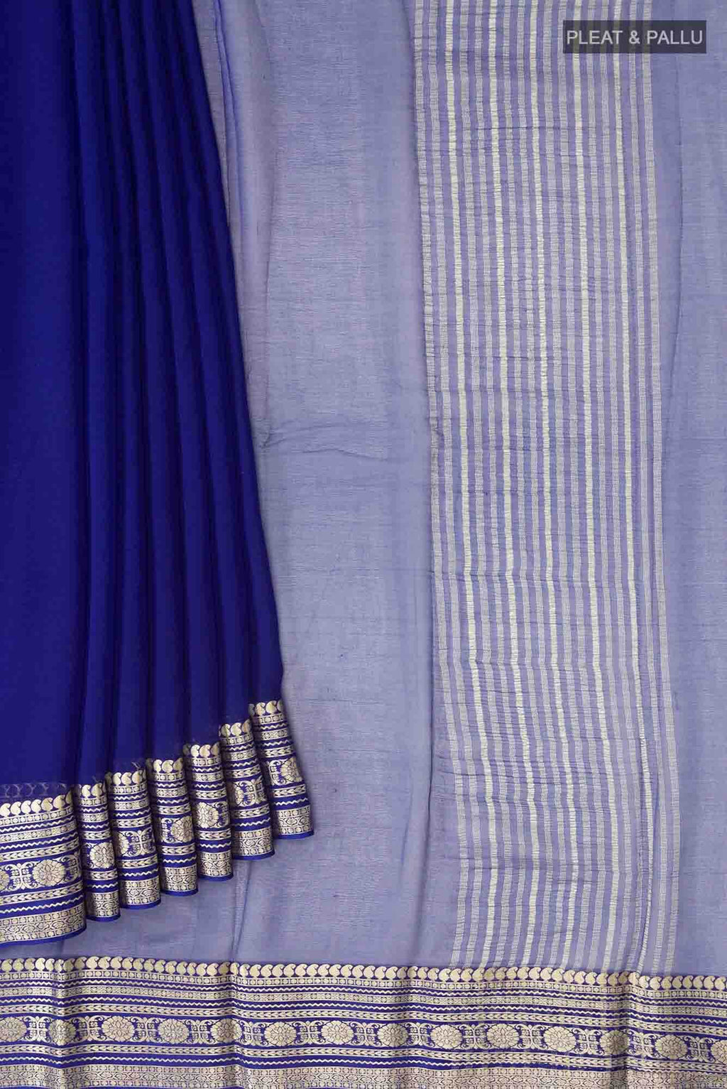 Blue Chiffon Saree