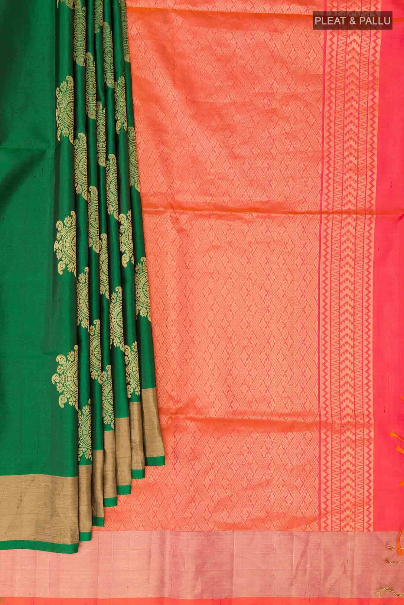 Green Soft Silk Saree