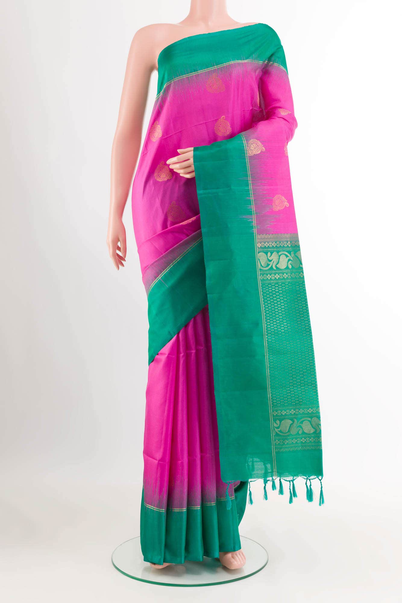 Pink Soft Silk Saree