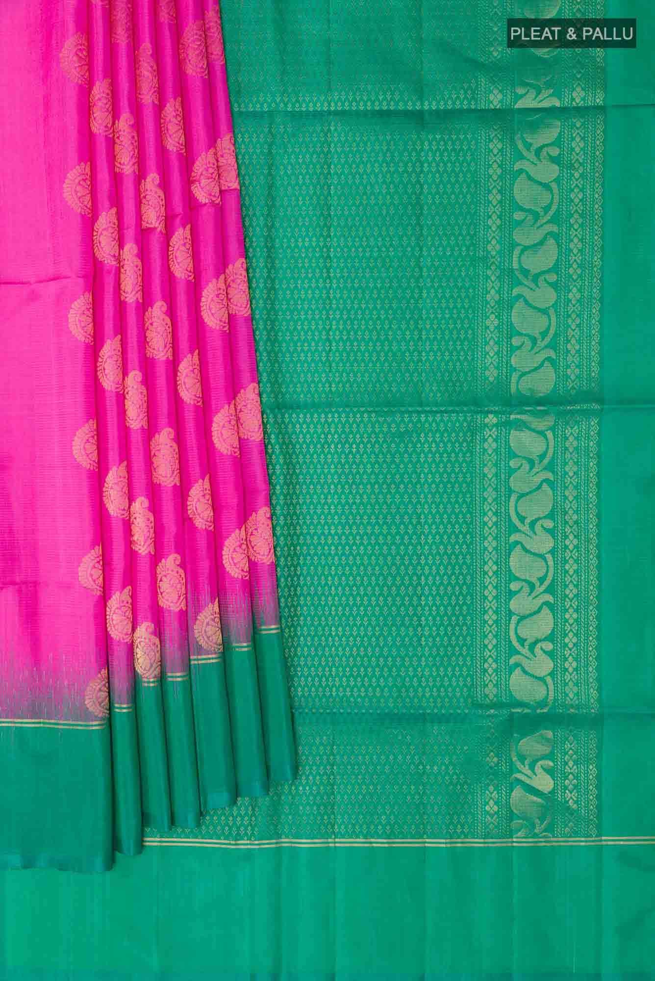 Pink Soft Silk Saree