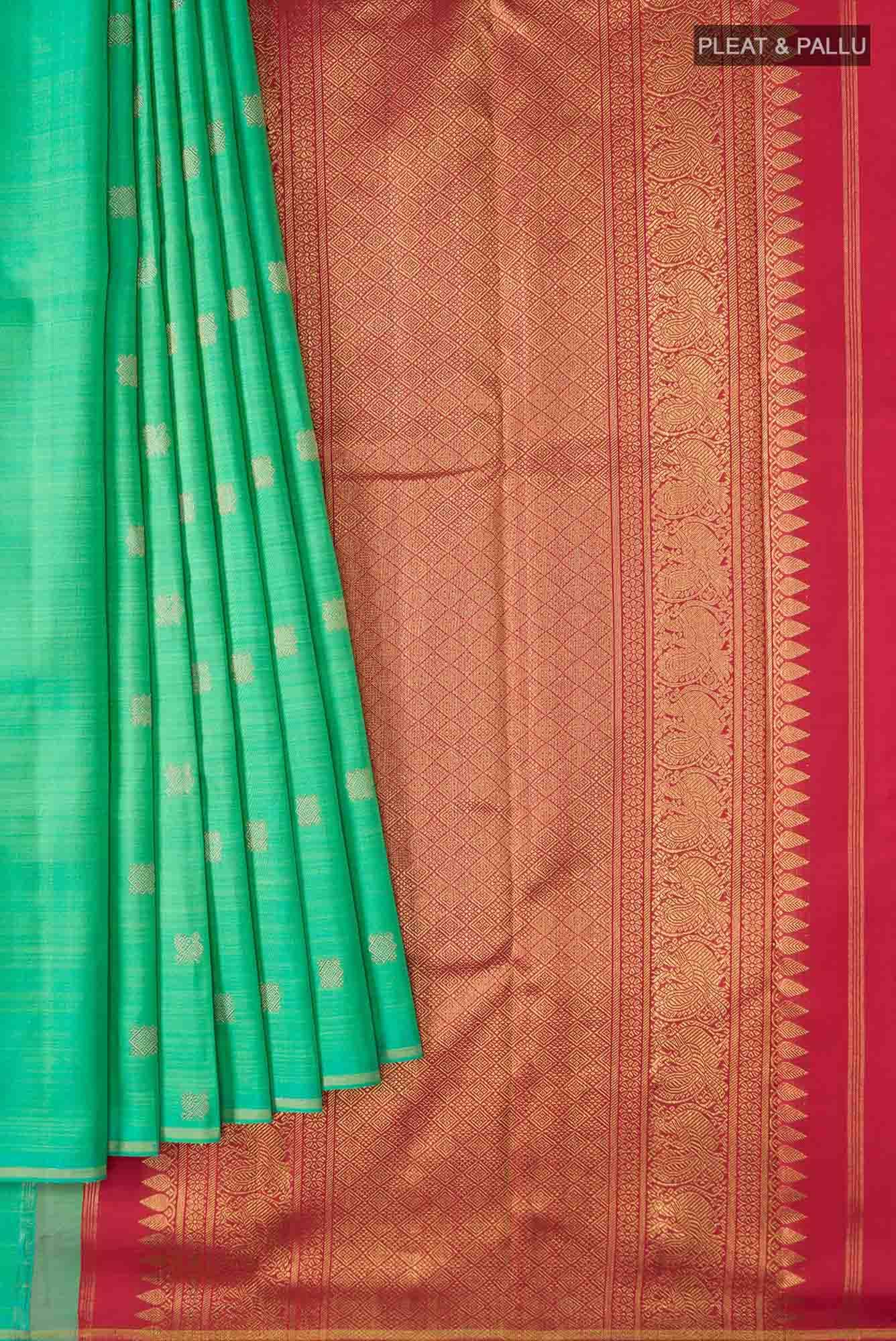 Green Kanchipuram Silk Saree