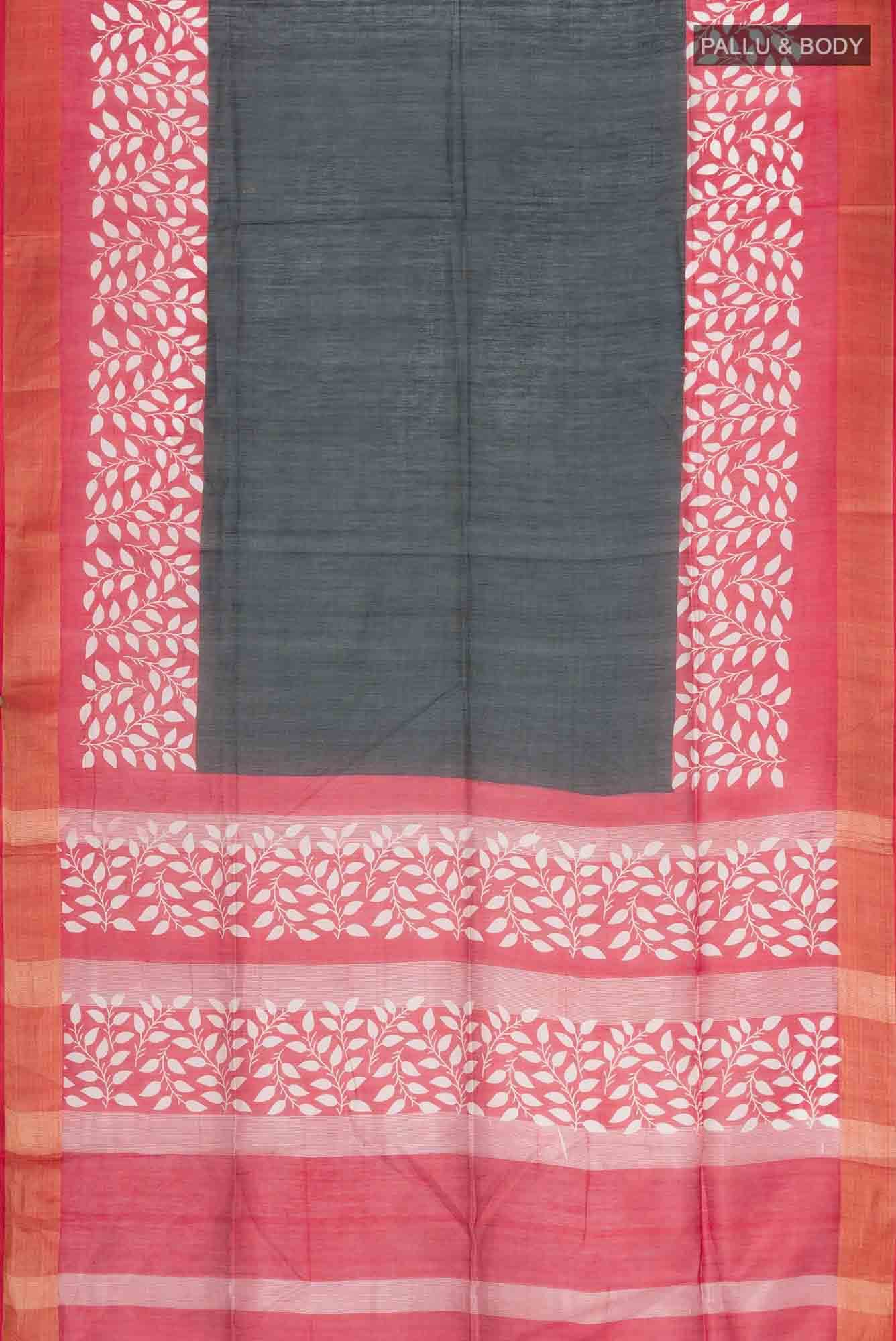 Black Silk Cotton Saree