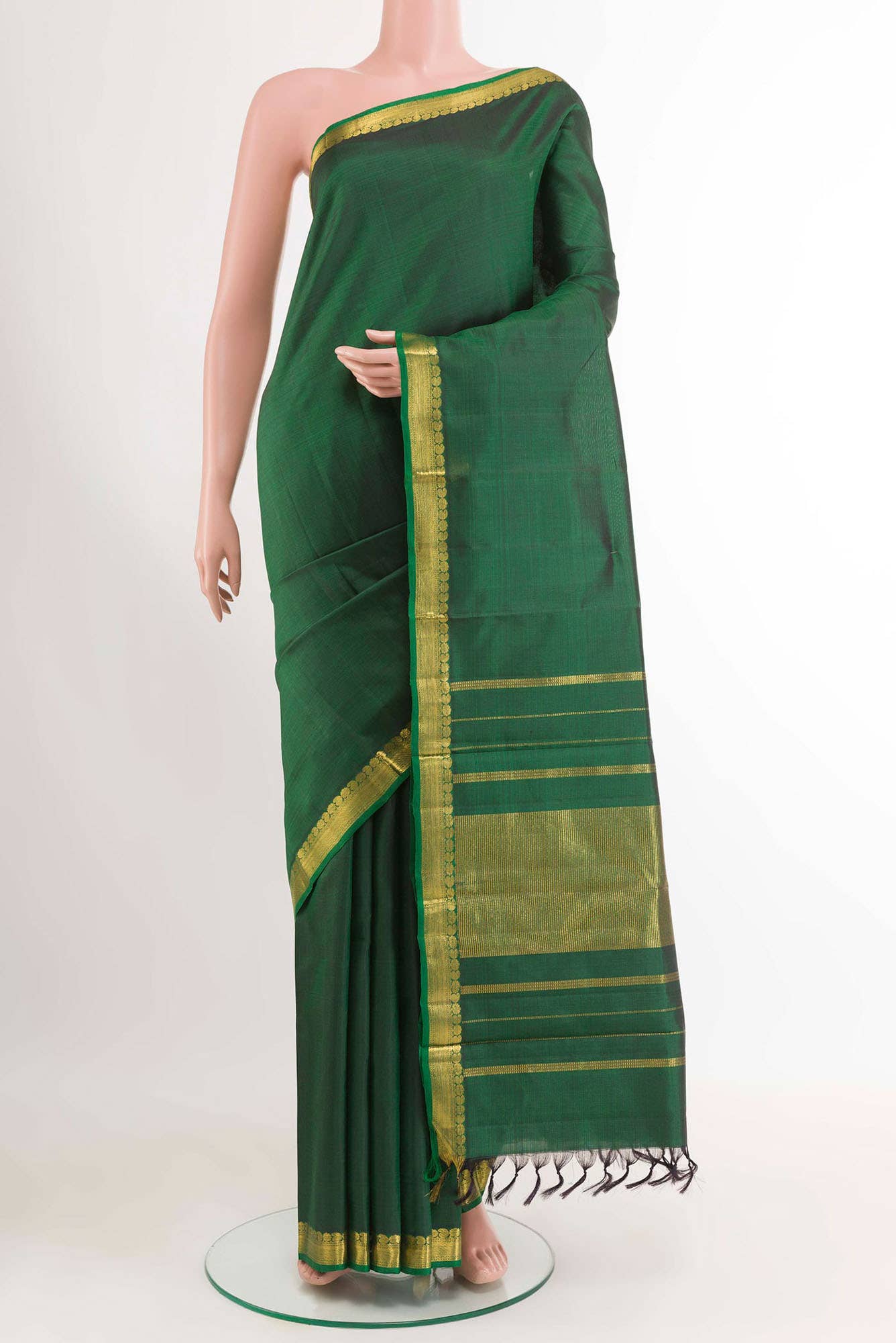 Green Kanchipuram Silk Saree