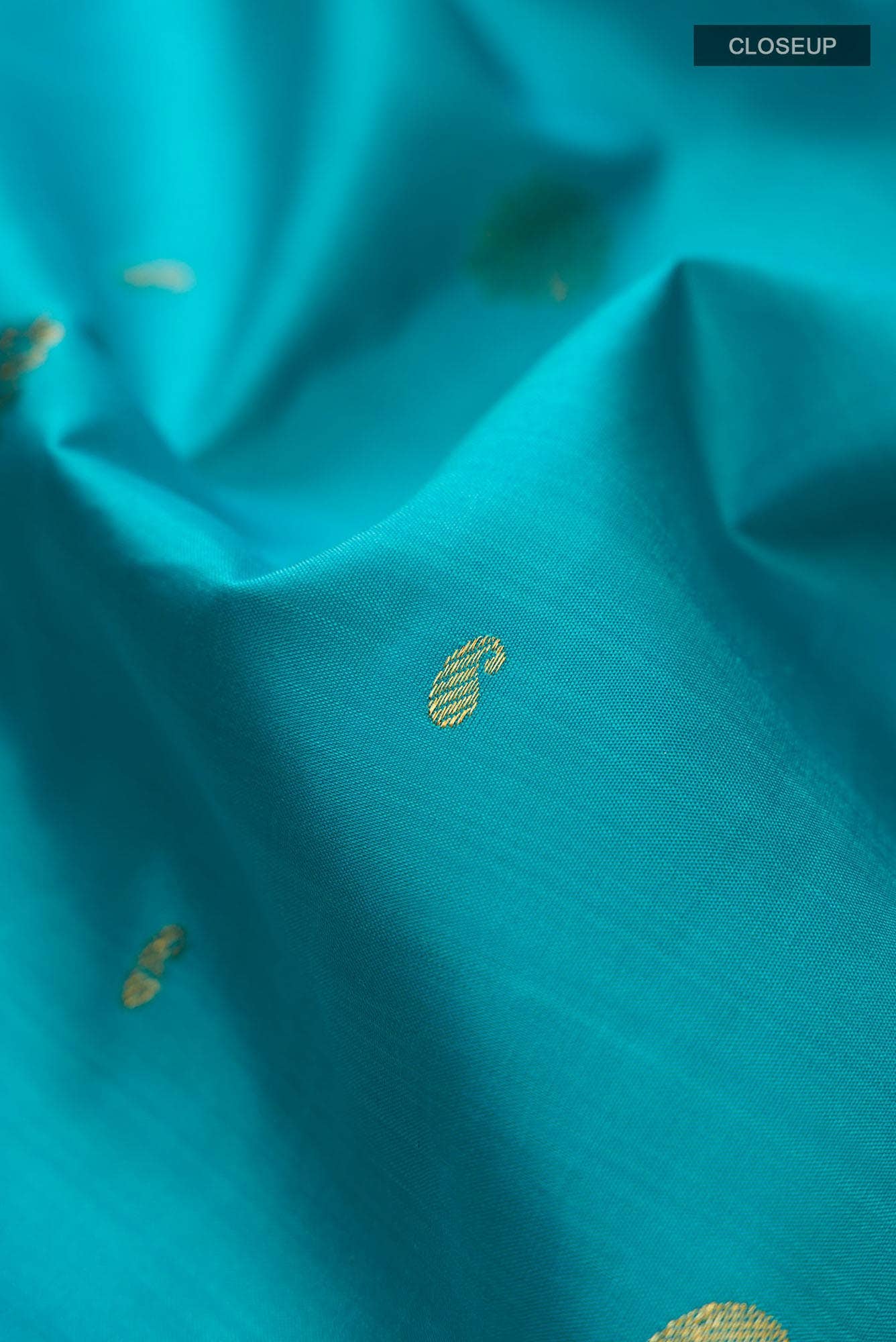 Blue Kanchipuram Silk Saree