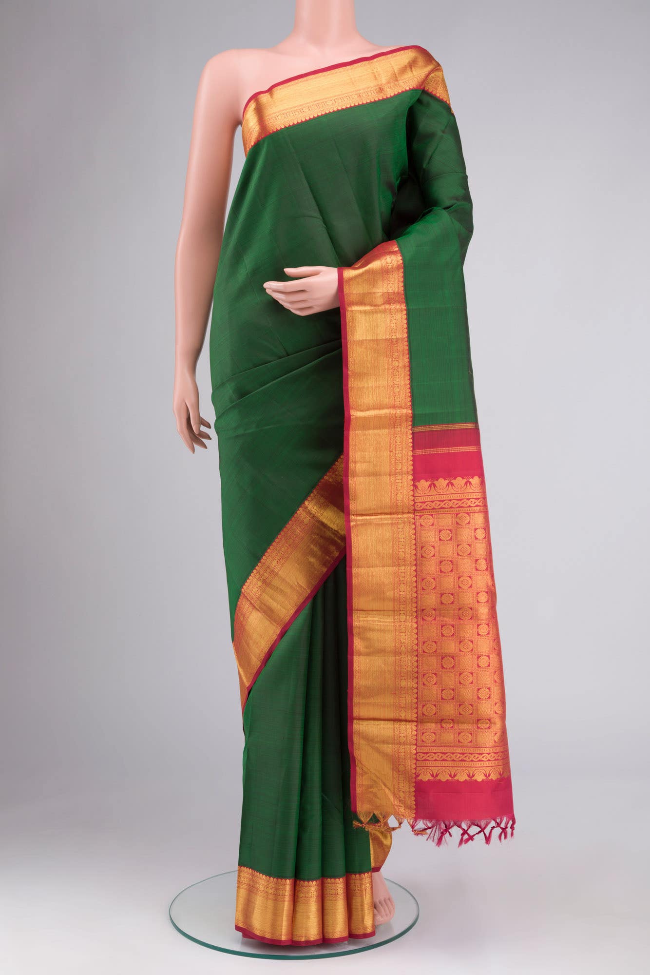 Green Kanchipuram Silk Saree