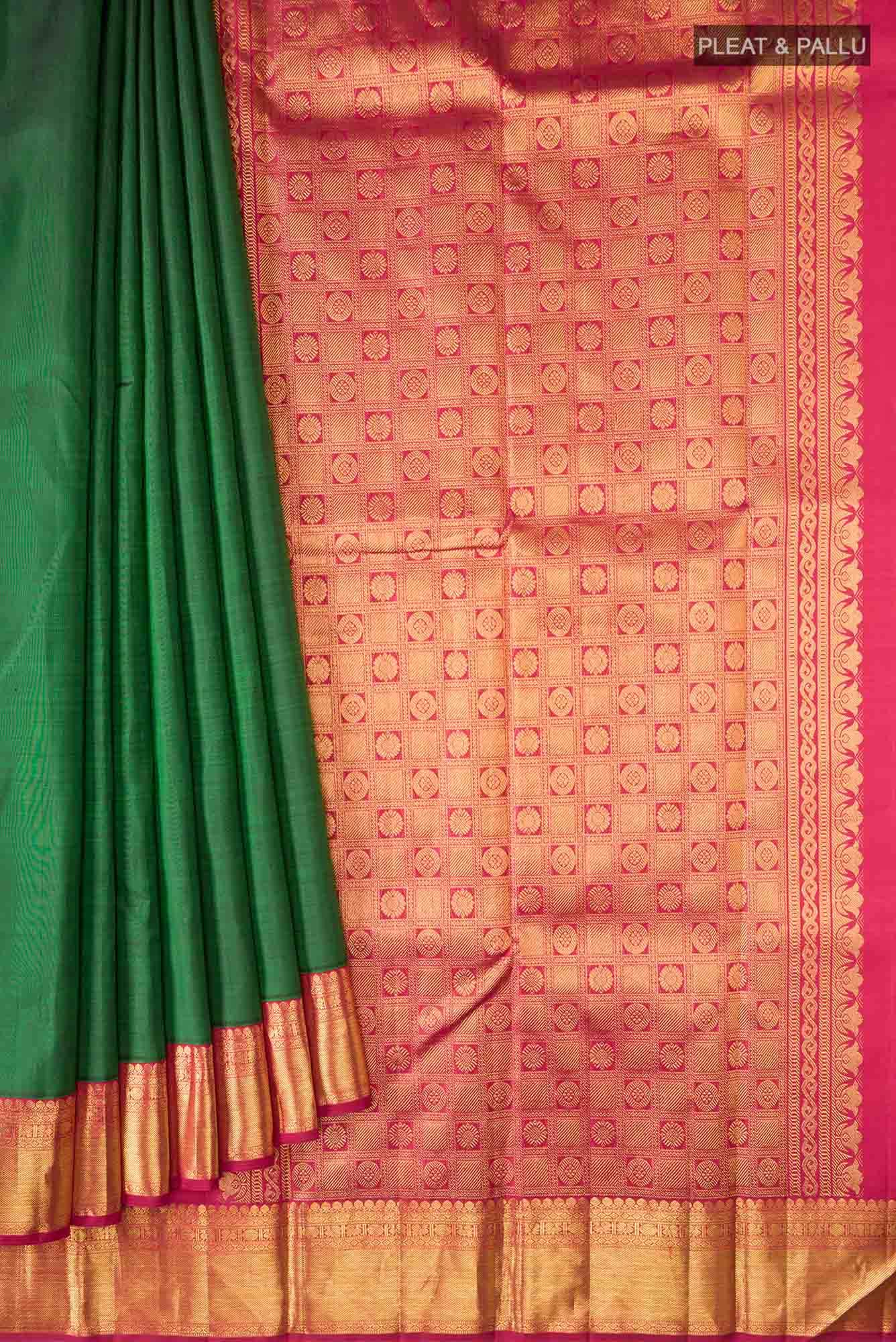 Green Kanchipuram Silk Saree