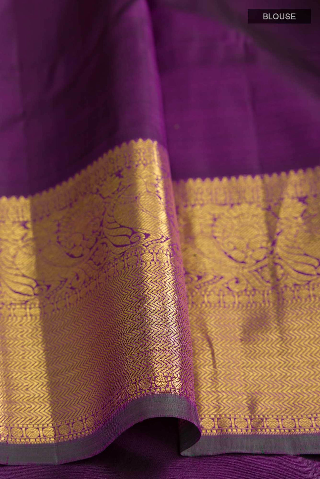 Beige Kanchipuram Tissue Silk Saree