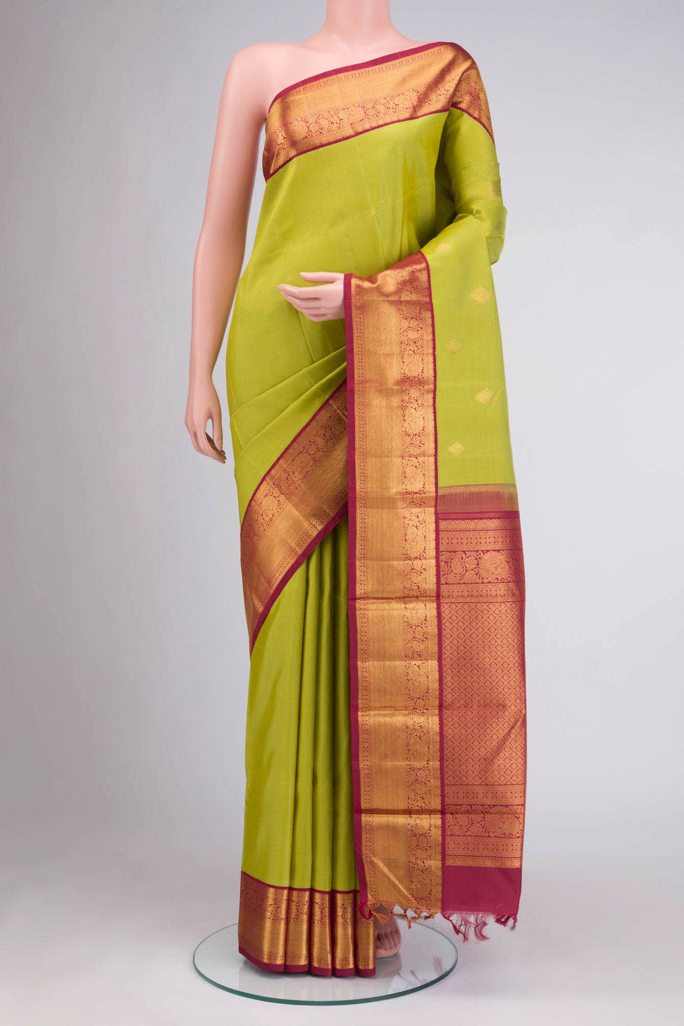 Green Kanchipuram Silk Saree
