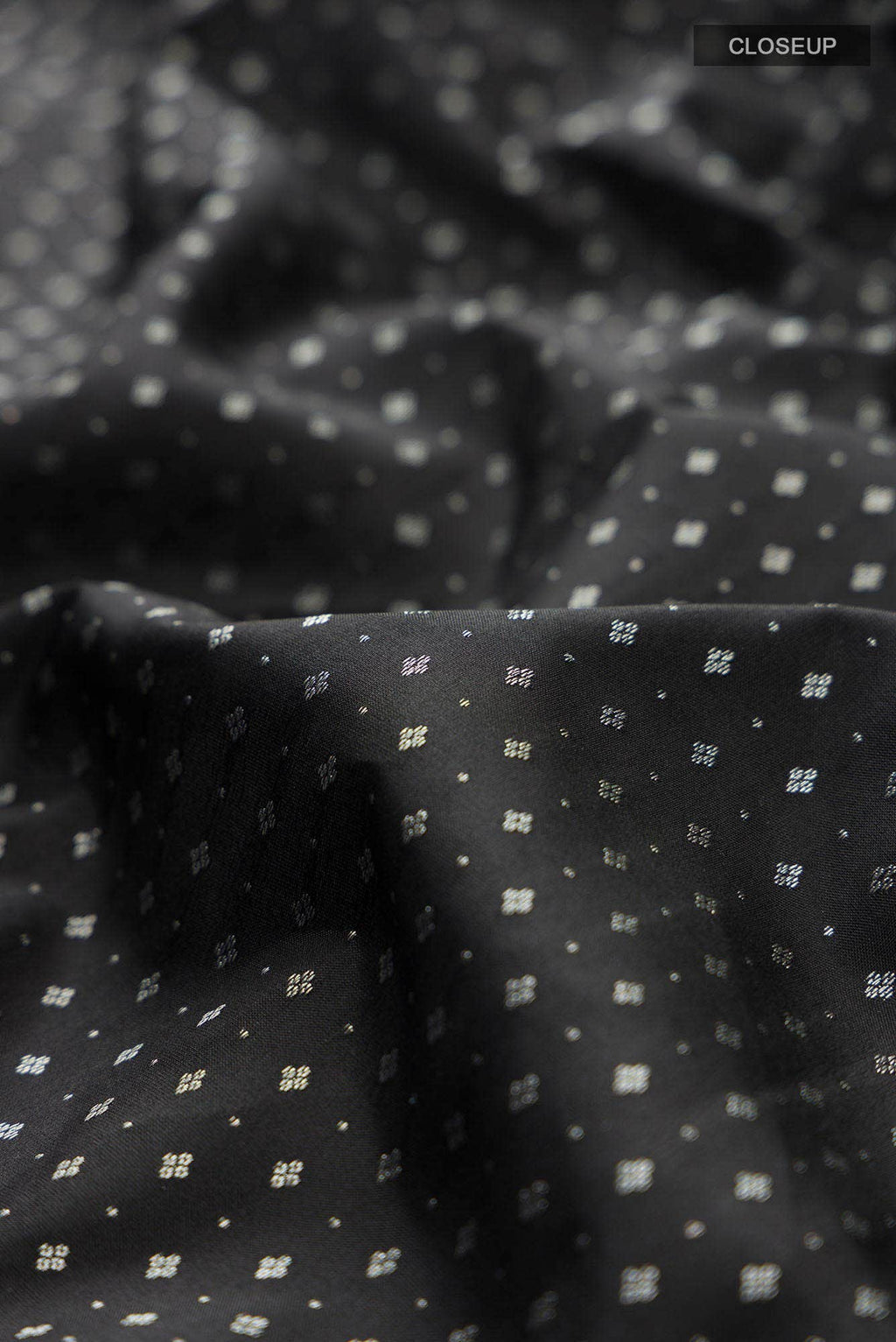 Black Kanchipuram Silk Saree