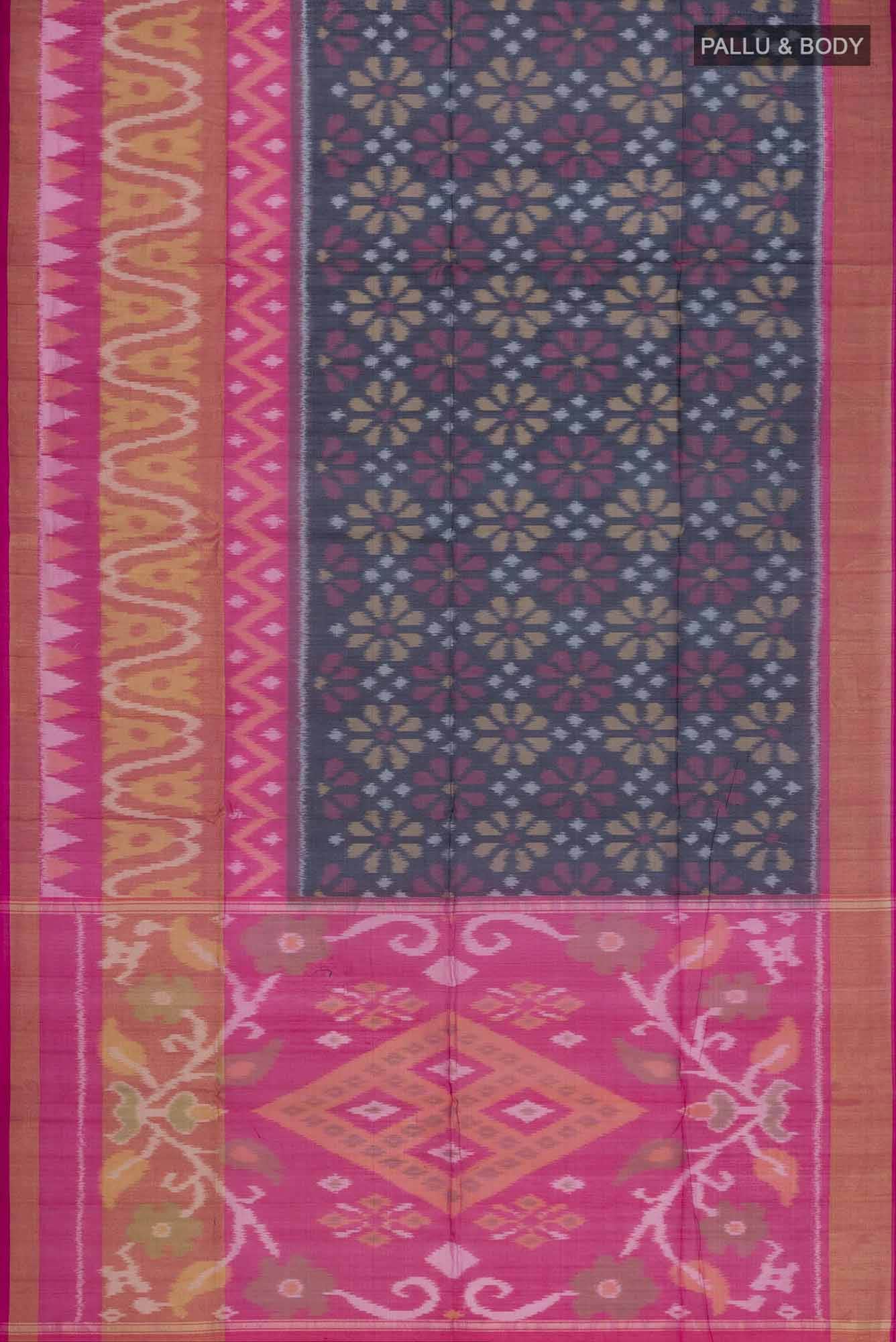 Black Silk Cotton Saree