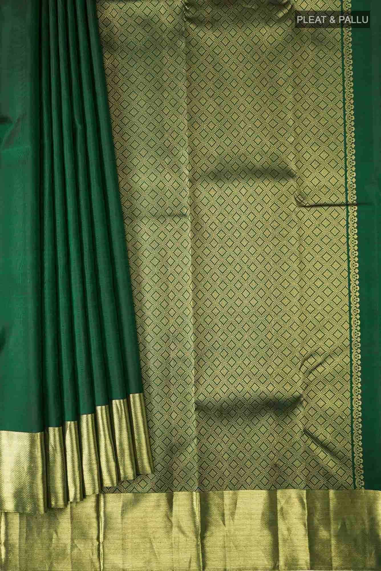Green Kanchipuram Silk Saree