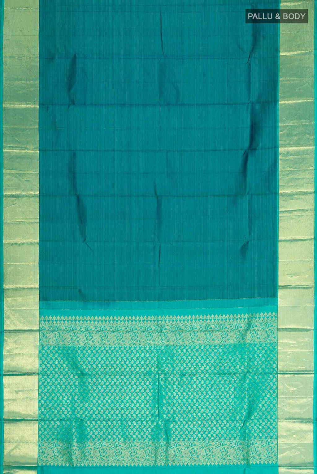 Blue Kanchipuram Silk Saree