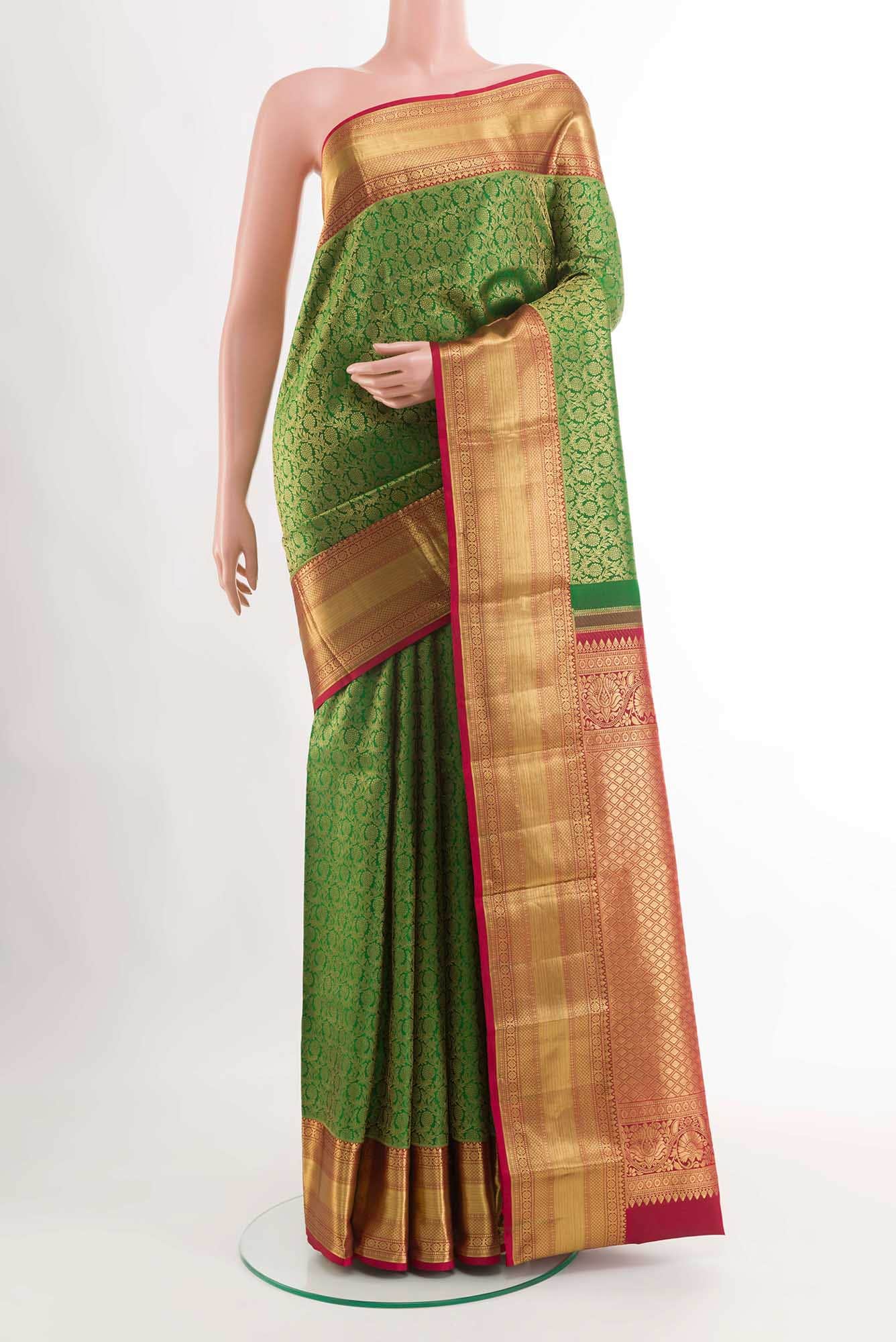Green Kanchipuram Silk Saree