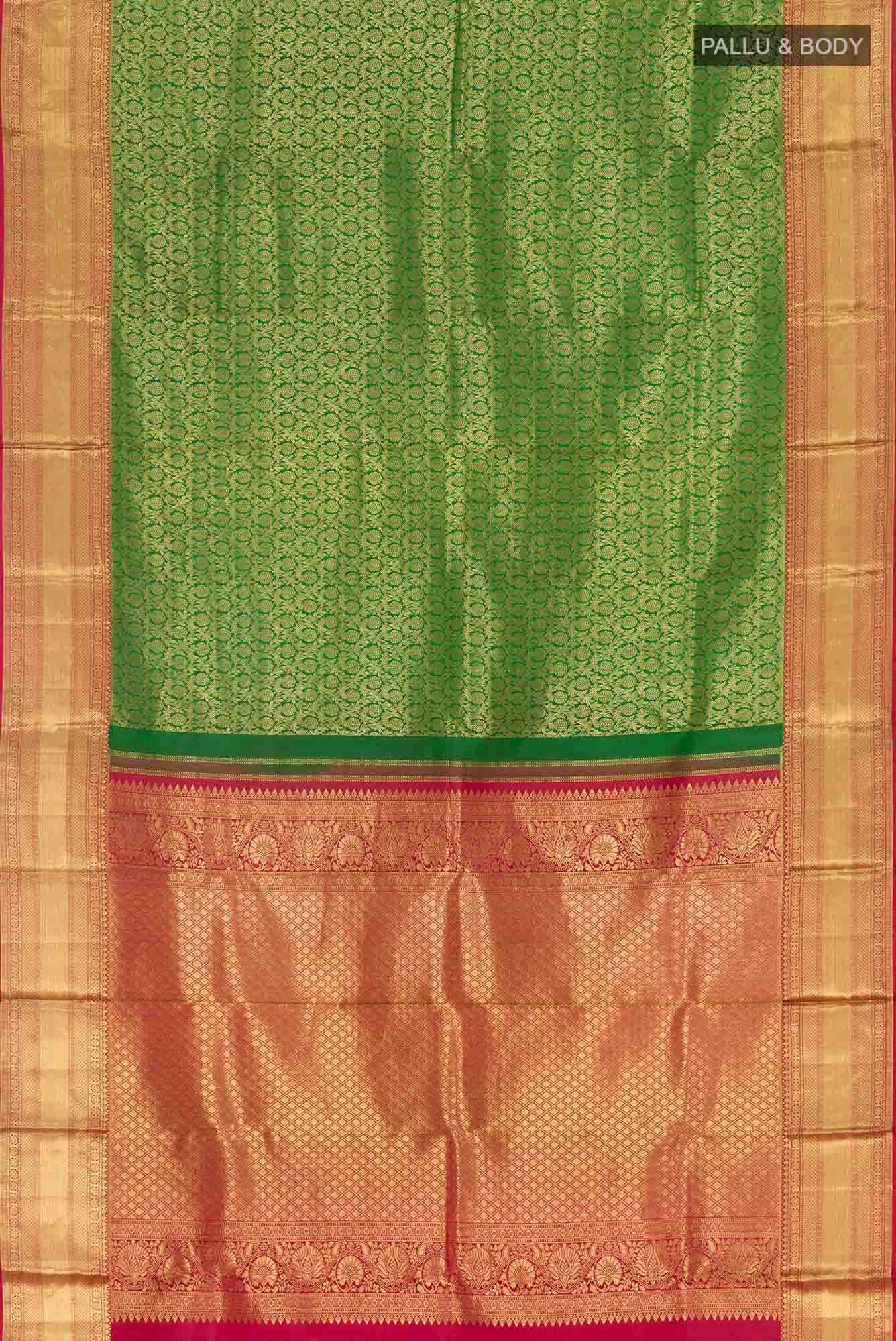 Green Kanchipuram Silk Saree