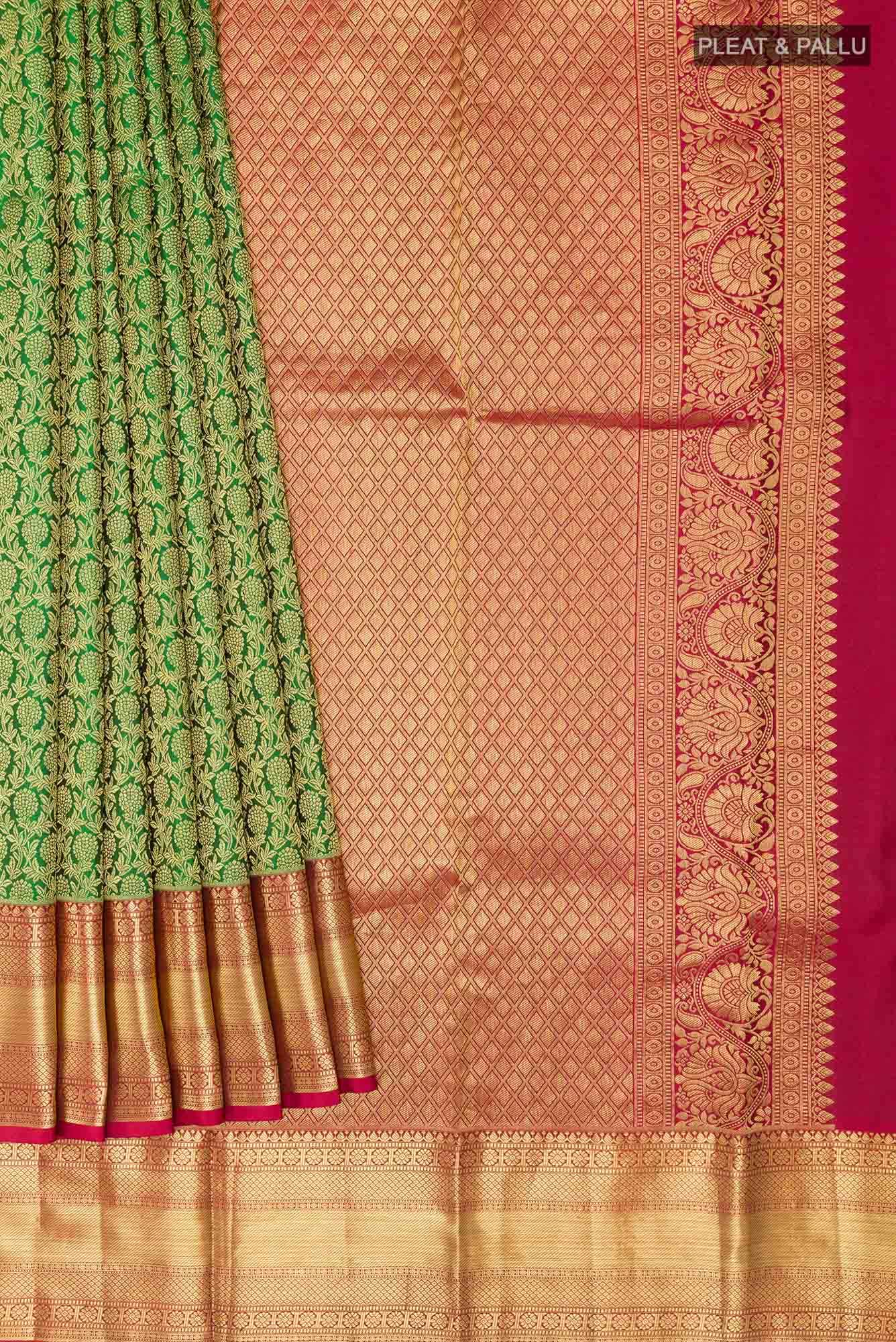 Green Kanchipuram Silk Saree