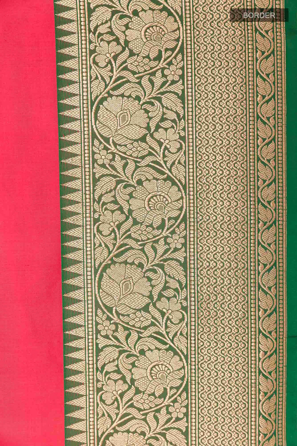 Red Banarasi Katan Silk Saree
