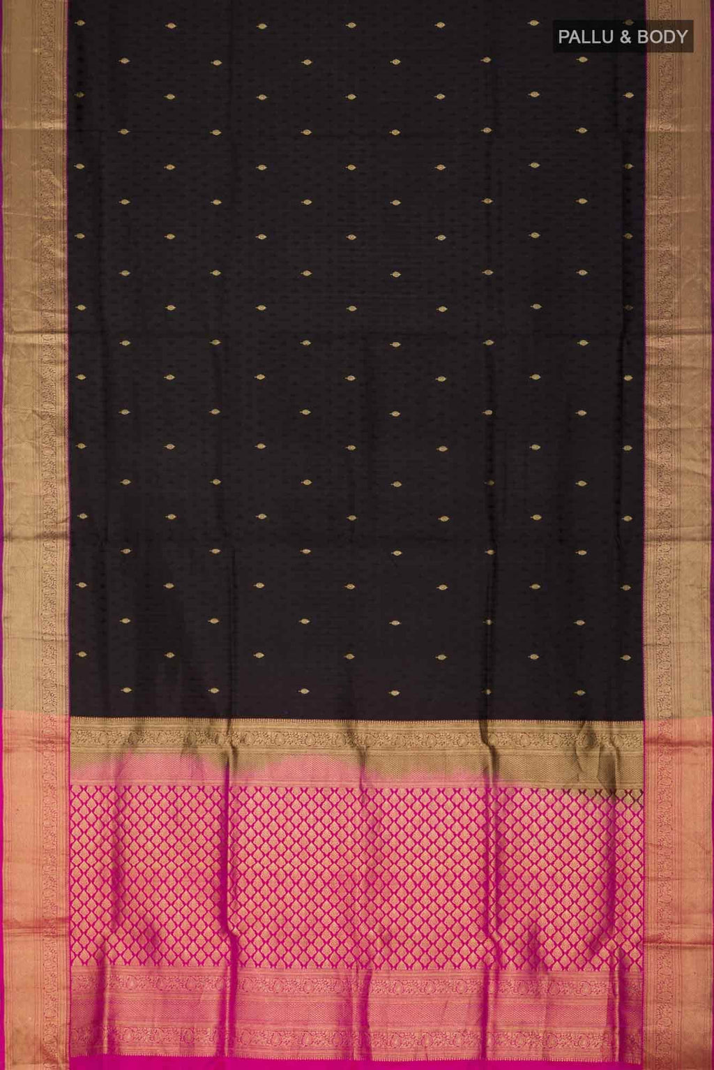 Black Soft Silk Saree