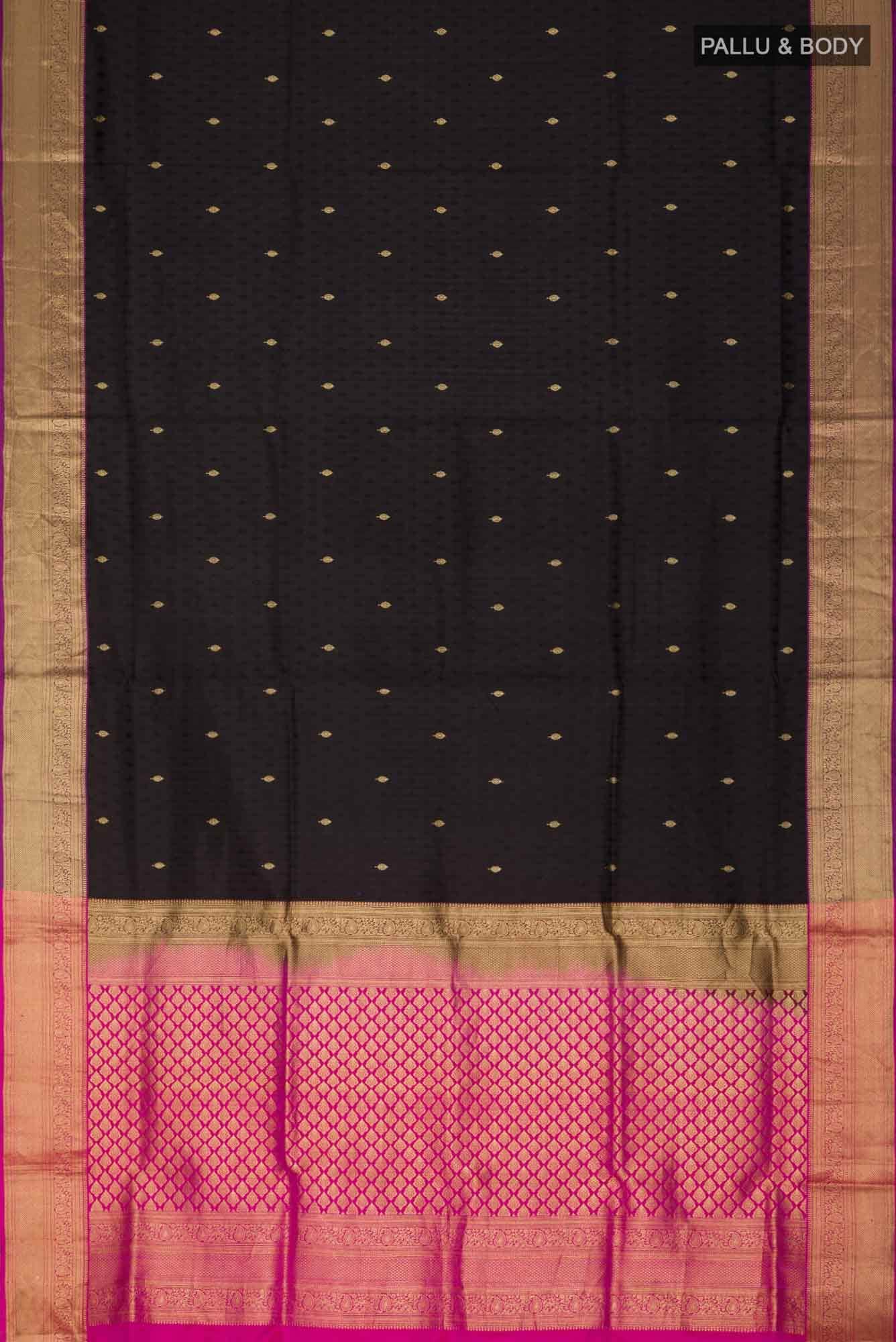 Black Soft Silk Saree