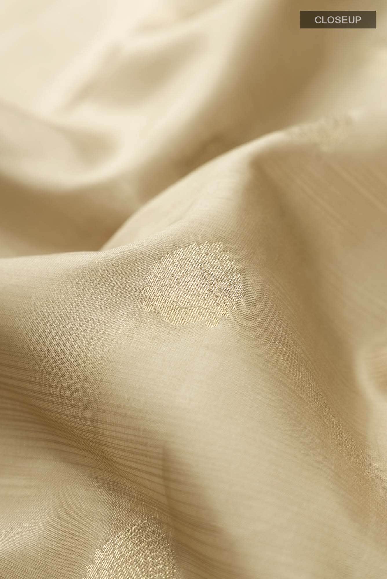 Beige Soft Silk Saree