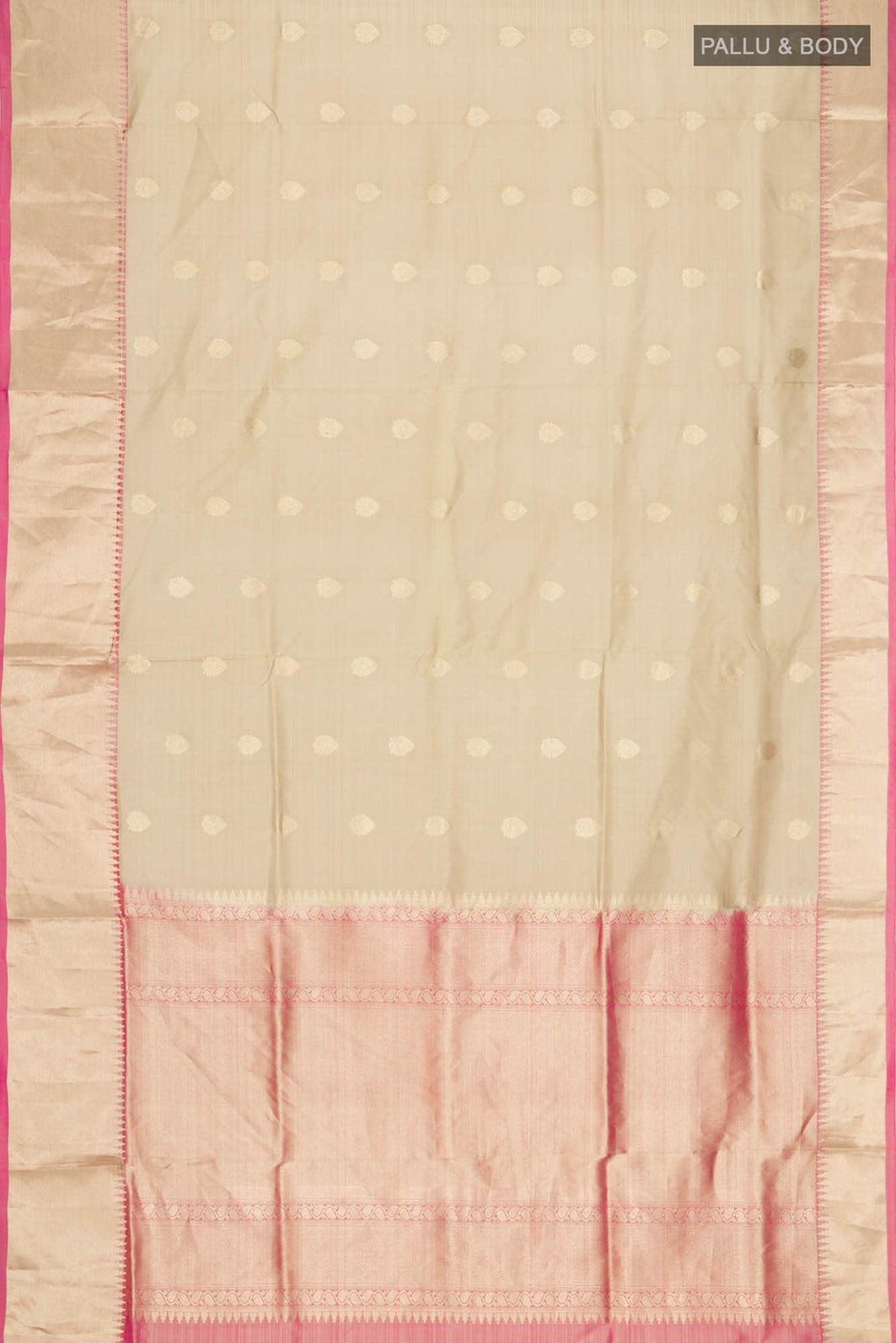Beige Soft Silk Saree