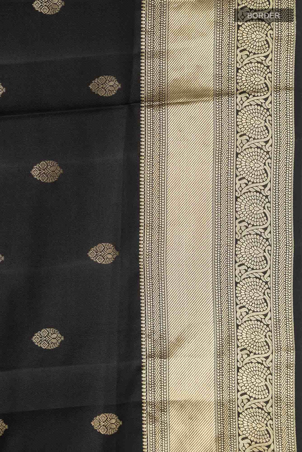 Black Soft Silk Saree